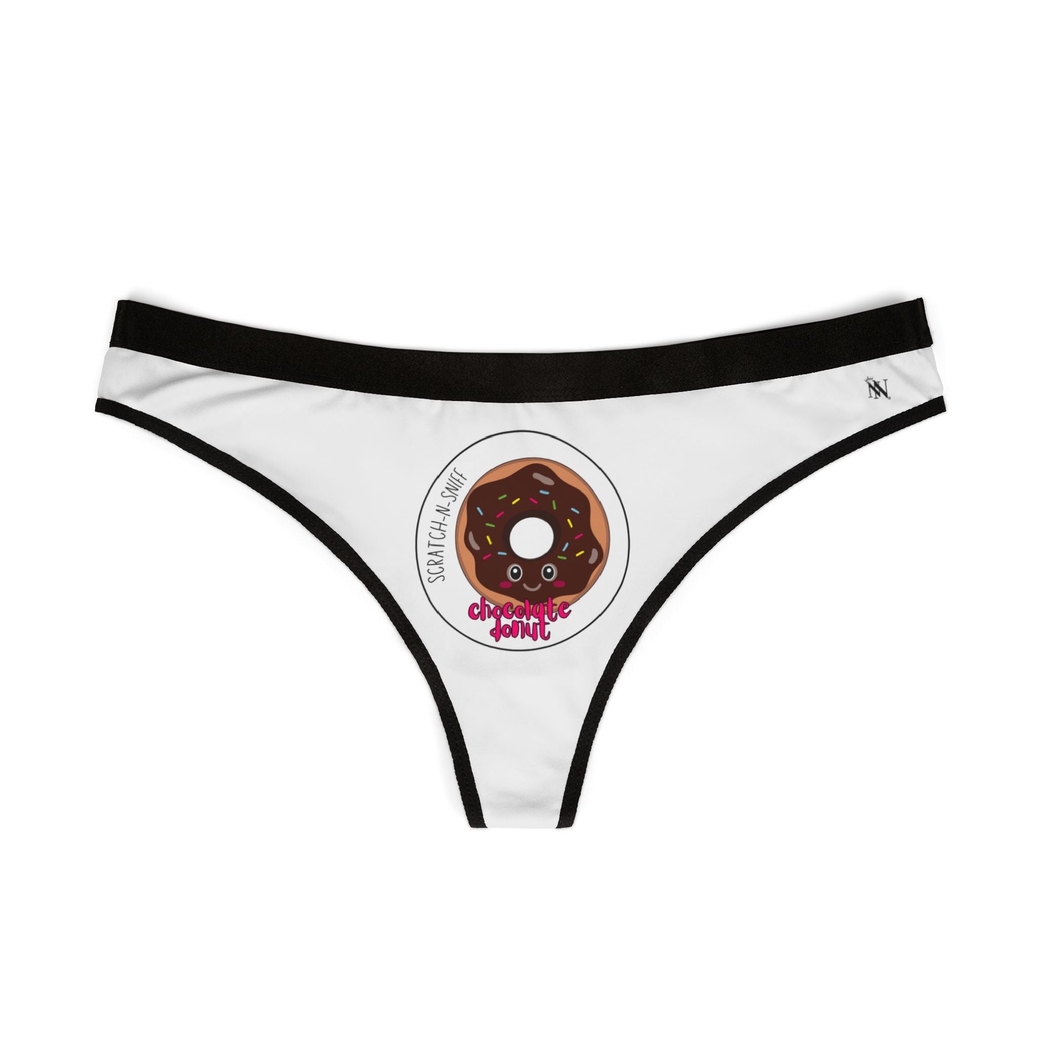 Chocolate Donut Scratch N Sniff | Mix & Match Women’s Fun-Flirty Lovers’ Thongs