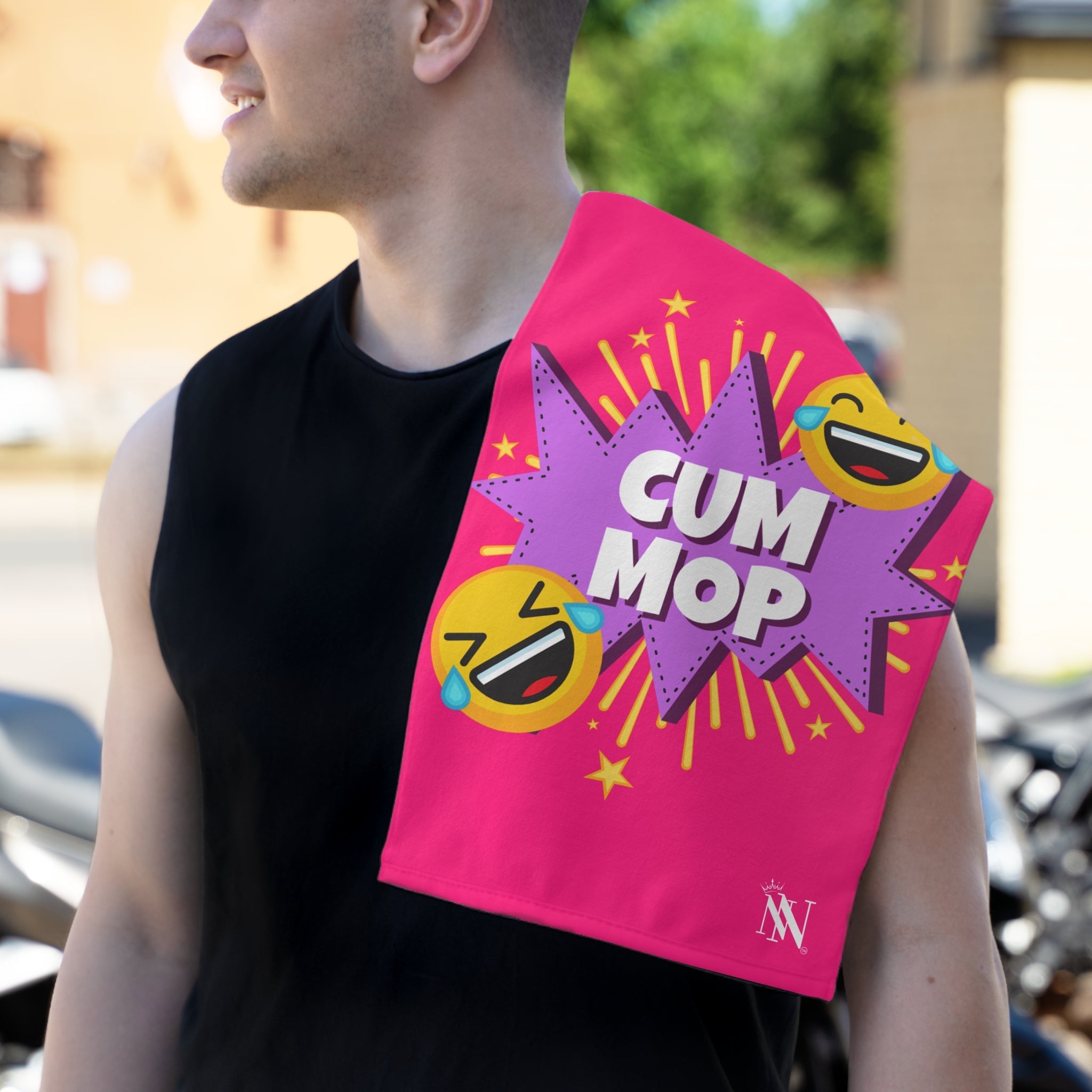 Cum Mop Signature Pink | Mix & Match Soft Fun-Flirty Lovers’ Towels