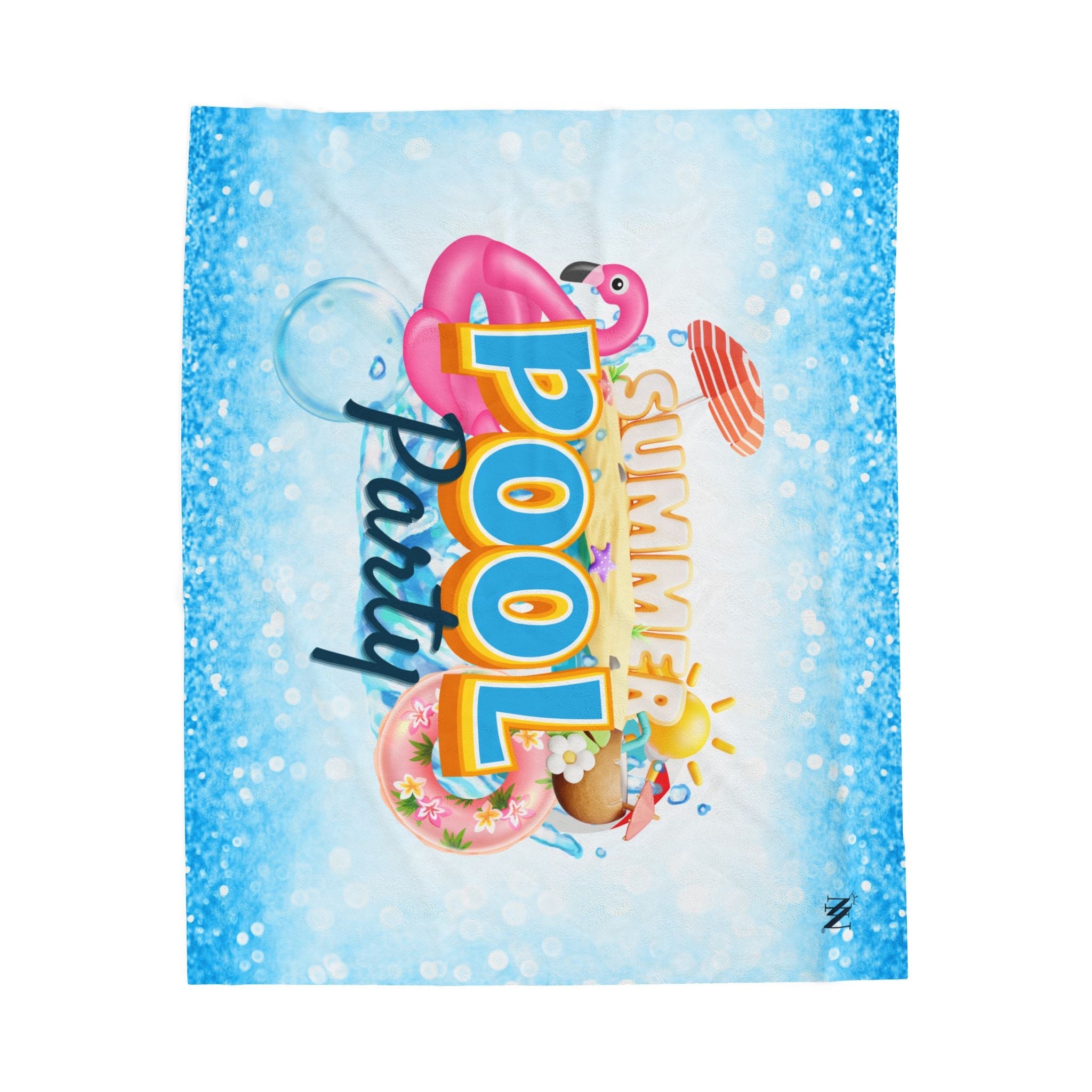 Summer Pool Party | Mix & Match Soft Fun-Flirty Lovers’ Blankets