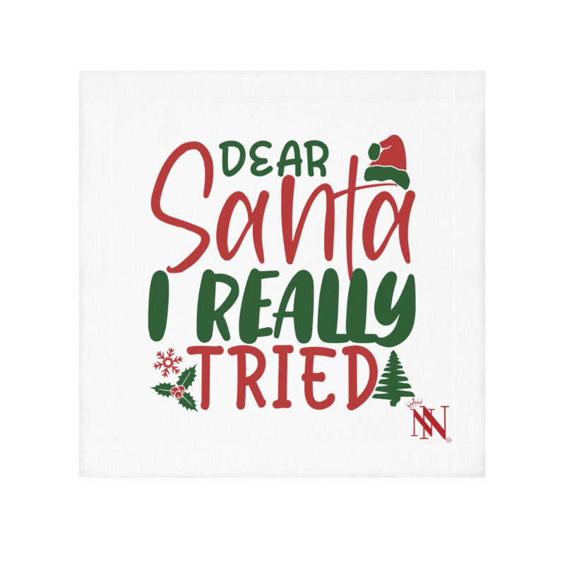 Dear Santa I Really Tried | Mix & Match Lils’ Fun-Flirty Lovers’ Towels
