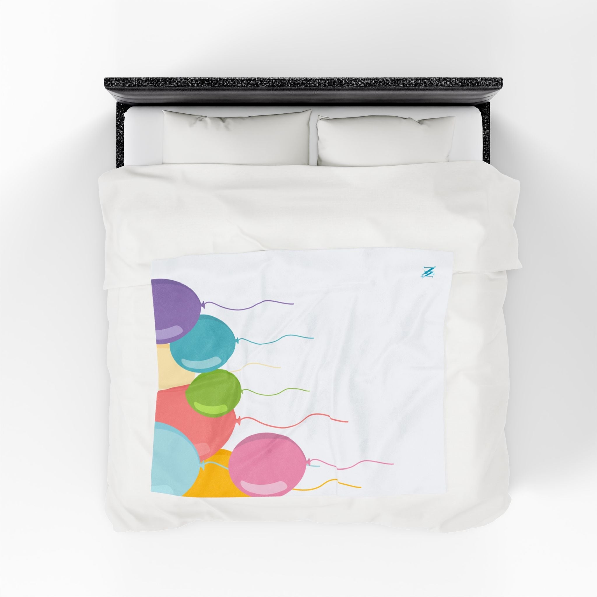 Birthday Balloon Party | Mix & Match Velveteen Fun-Flirty Lovers’ Blankets