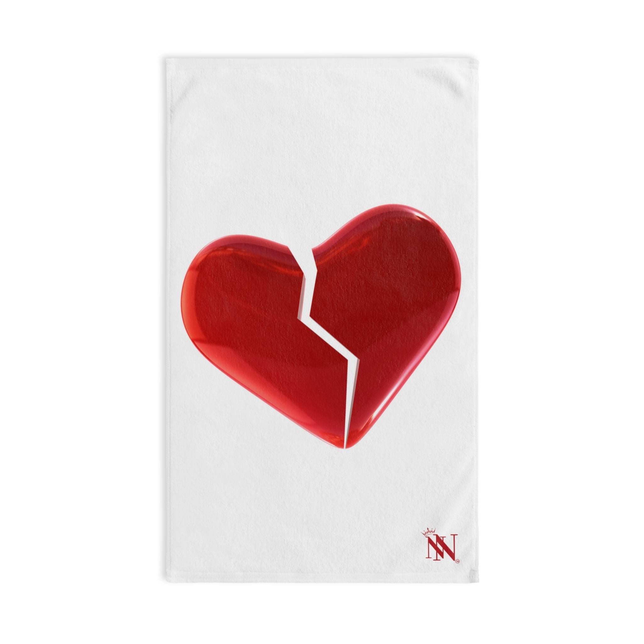 Broken Red Heart 3D Print | Mix & Match Original Fun-Flirty Lovers’ Towels