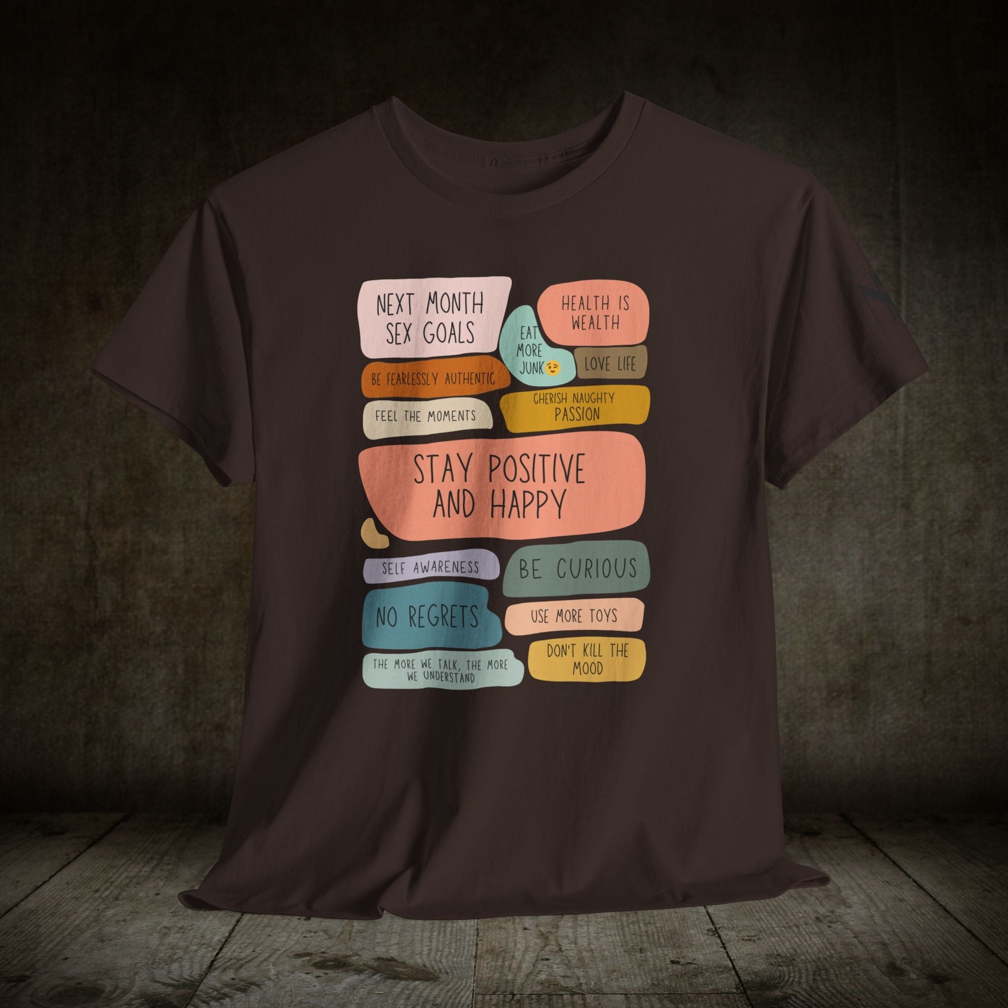 Sex Goals | Mix & Match 100% Cotton Unisex Fun-Flirty Lovers’ Tees