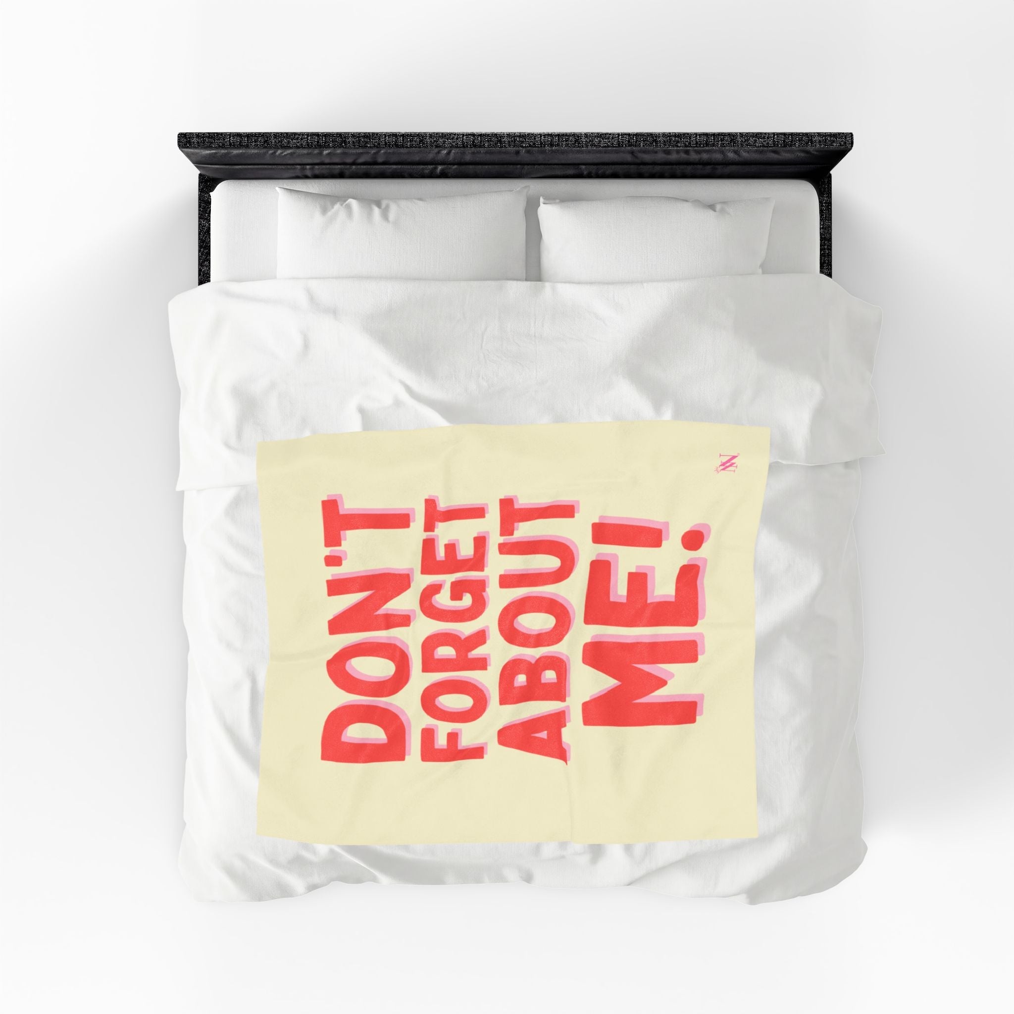 Don’t Forget About Me! Romantic Lovers Gifts Blanket