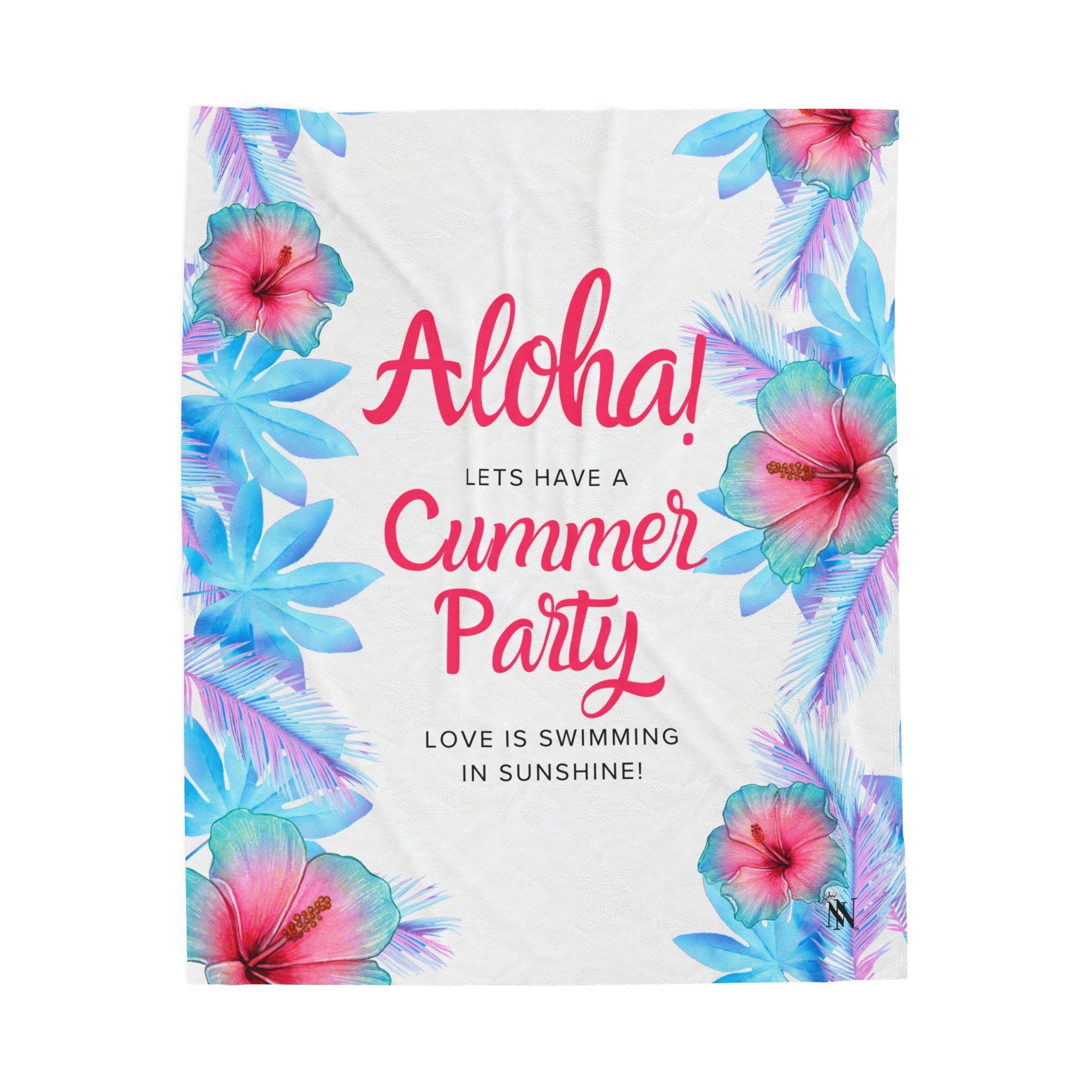 Aloha! Cummer Party | Mix & Match Soft Fun-Flirty Lovers’ Blankets