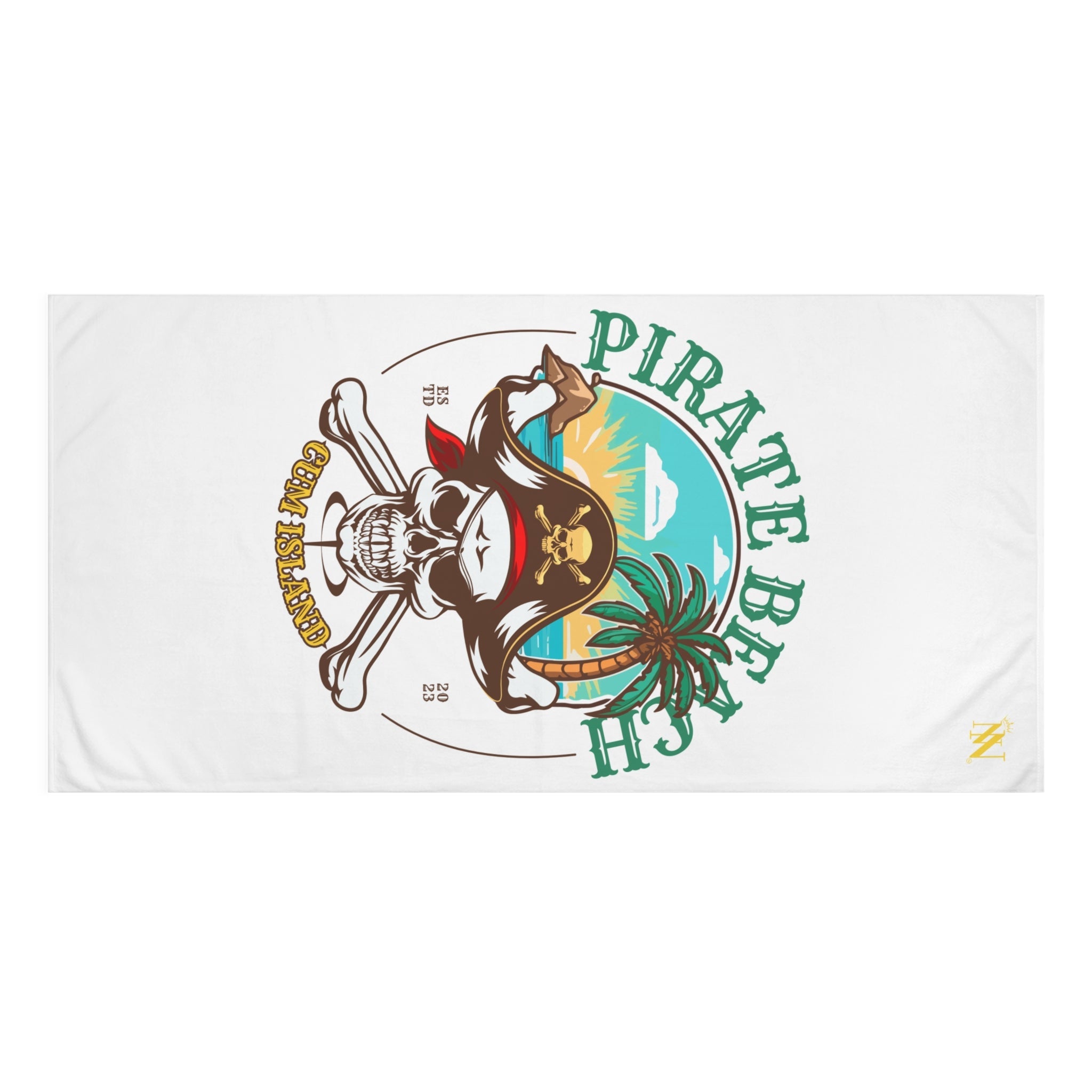 Cum Island Pirate Beach Giant Sex Towel