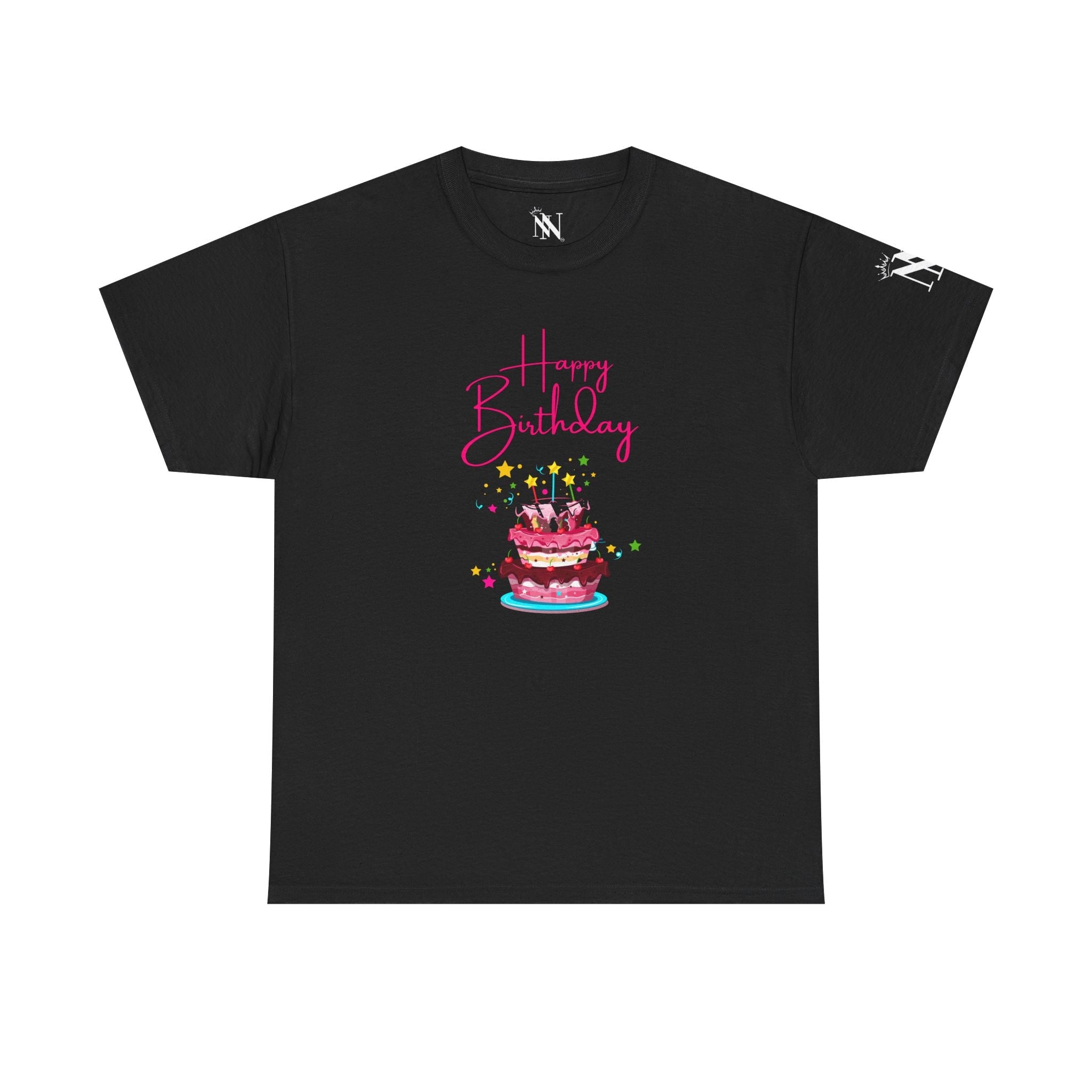 Happy Birthday Cake | Mix & Match Cotton Unisex Fun-Flirty Lovers’ T-Shirts