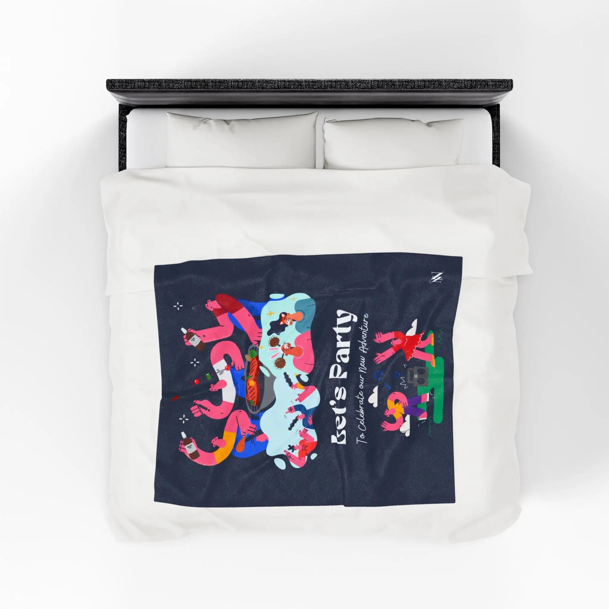 Let’s Party | Mix & Match Velveteen Fun-Flirty Lovers’ Blankets