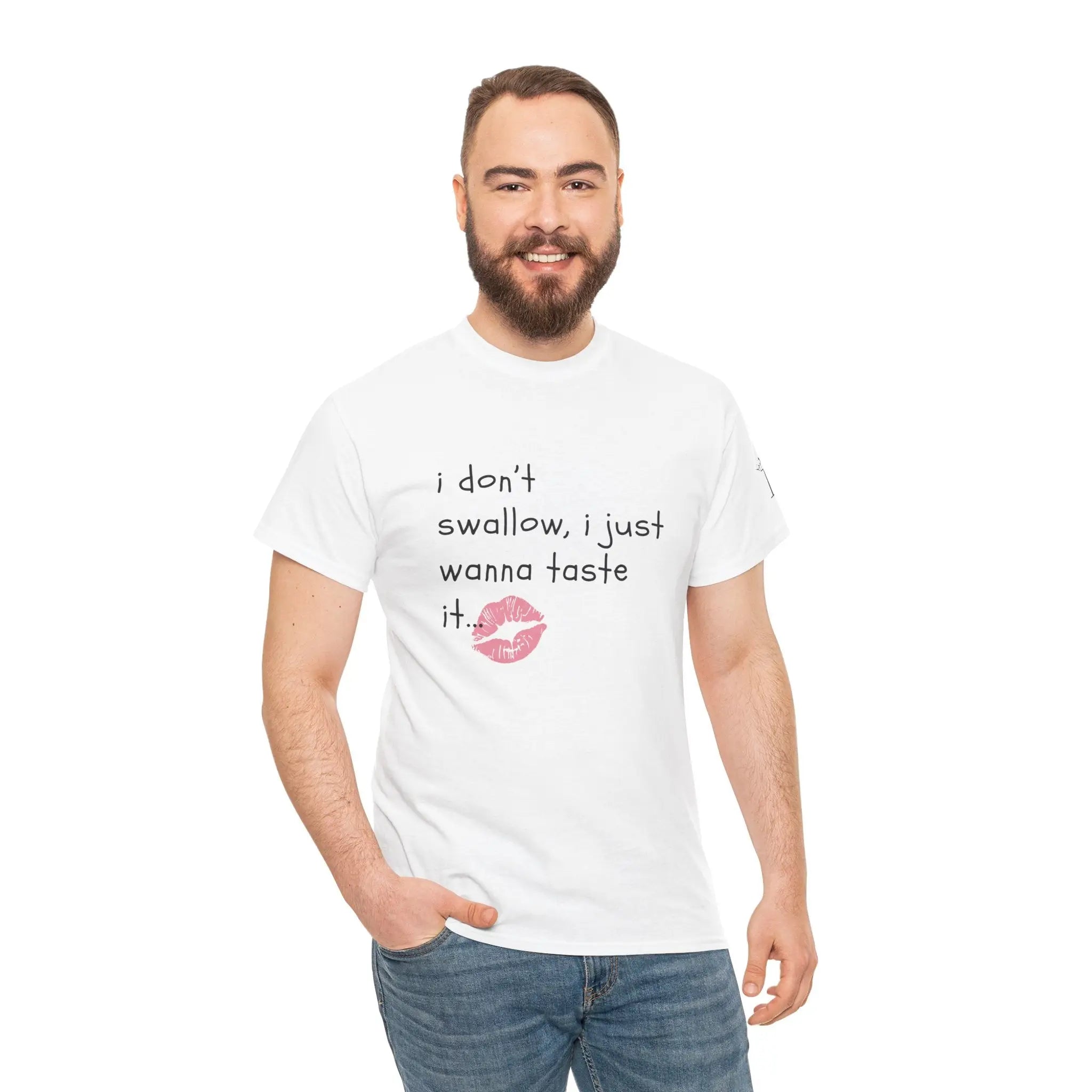 I Don’t Swallow | Mix & Match 100% Cotton Unisex Fun-Flirty Lovers’ Tees