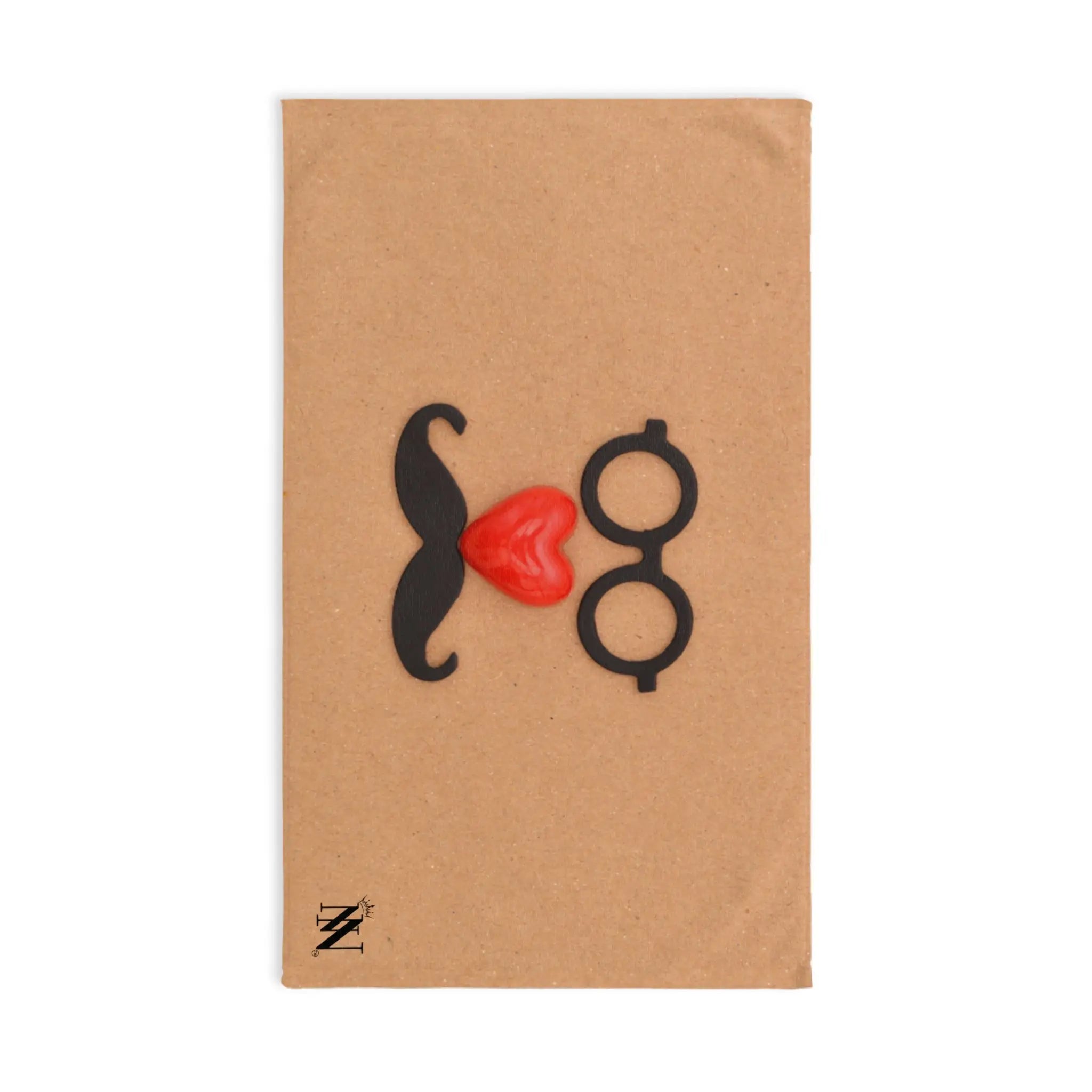 Funny Glasses Head | Mix & Match Original Fun-Flirty Lovers’ Towels