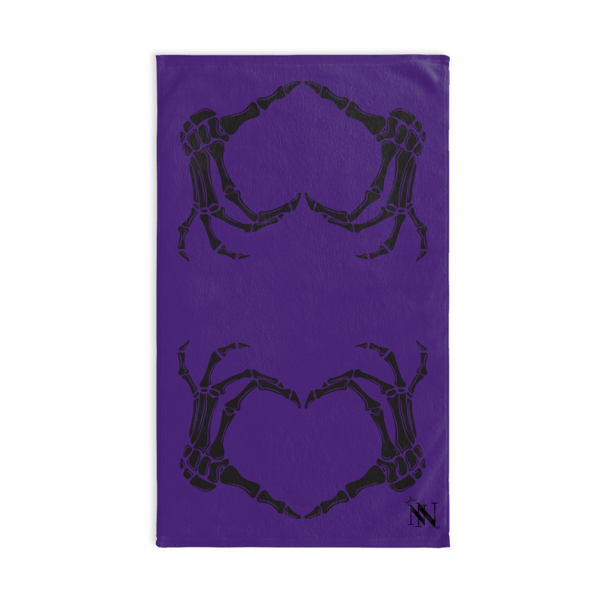 Bone Heart Shareable Purple | Mix & Match Original Fun-Flirty Lovers’ Towels