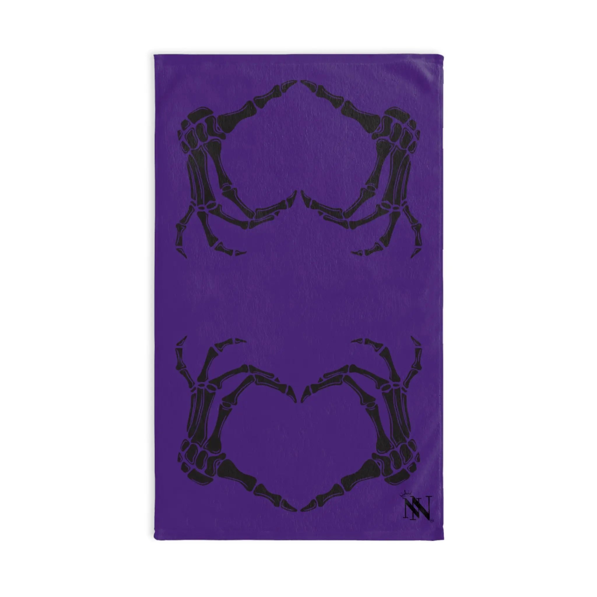Bone Heart Shareable Purple | Mix & Match Original Fun-Flirty Lovers’ Towels
