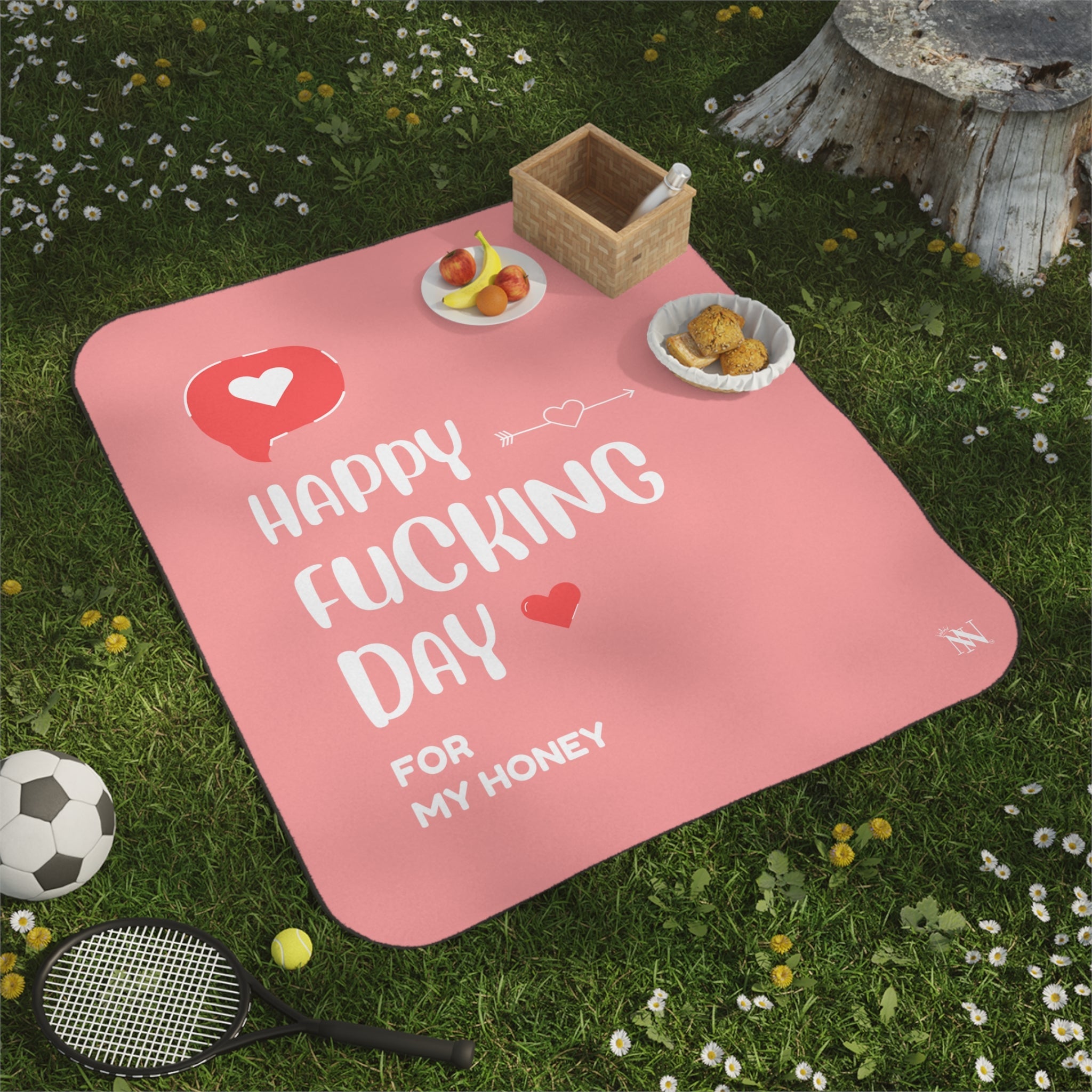Happy Fucking Day | Mix Match Fun-Flirty Lovers’ Water-Resistant Blankets