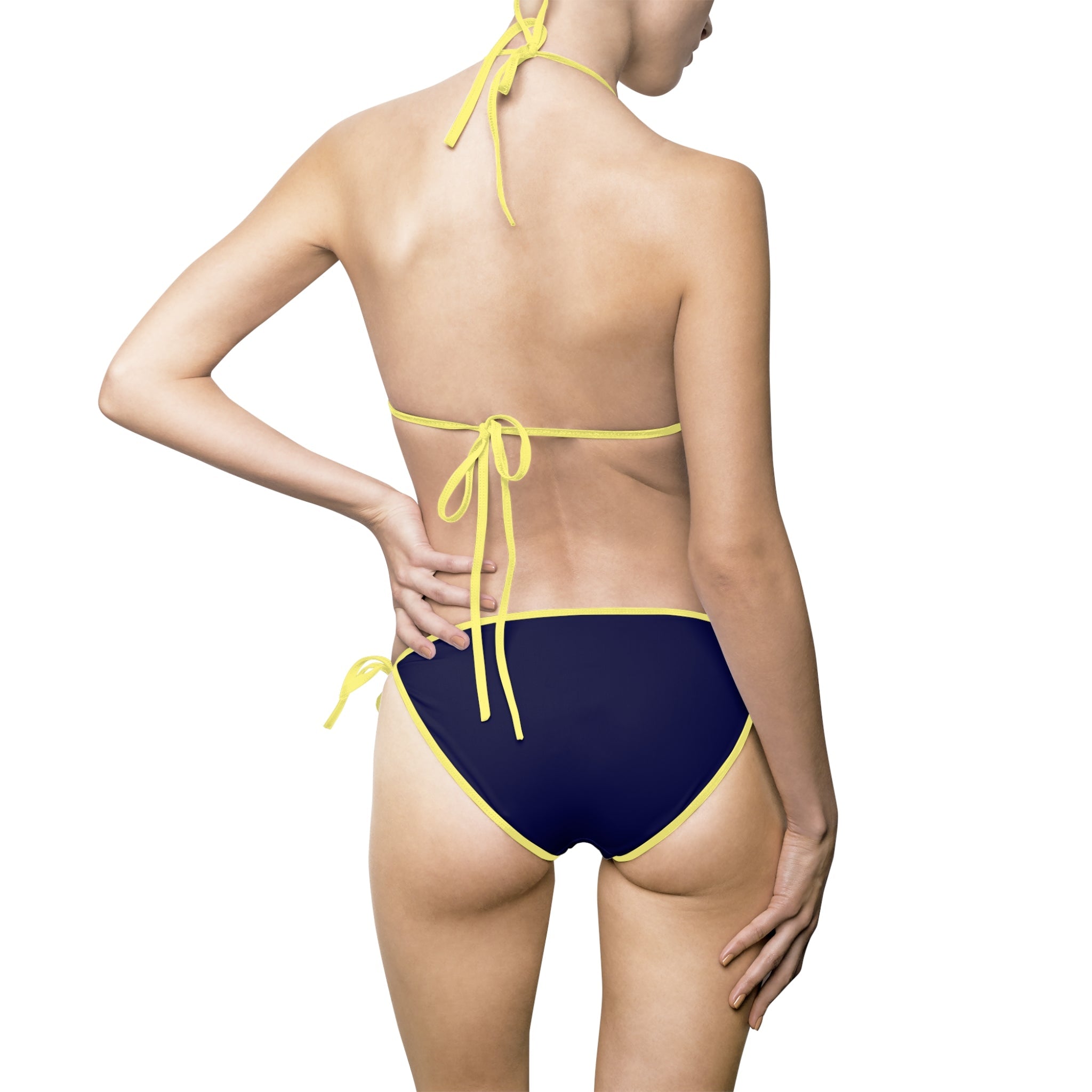 Navy Blue Strappy | Mix & Match Fun-Flirty Lovers’ String Bikinis