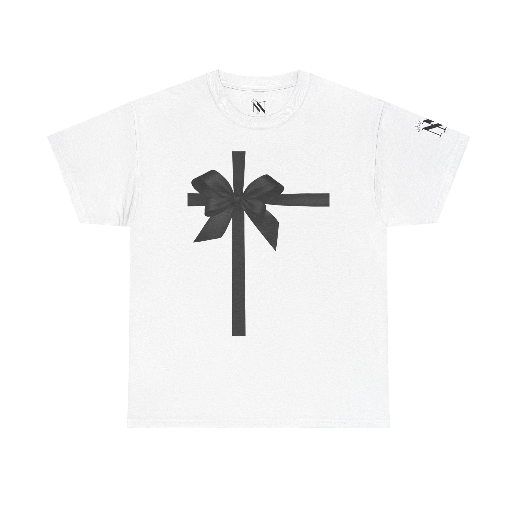 Unwrap Me Black Bow | Mix & Match 100% Cotton Unisex Fun-Flirty Lovers’ Tees