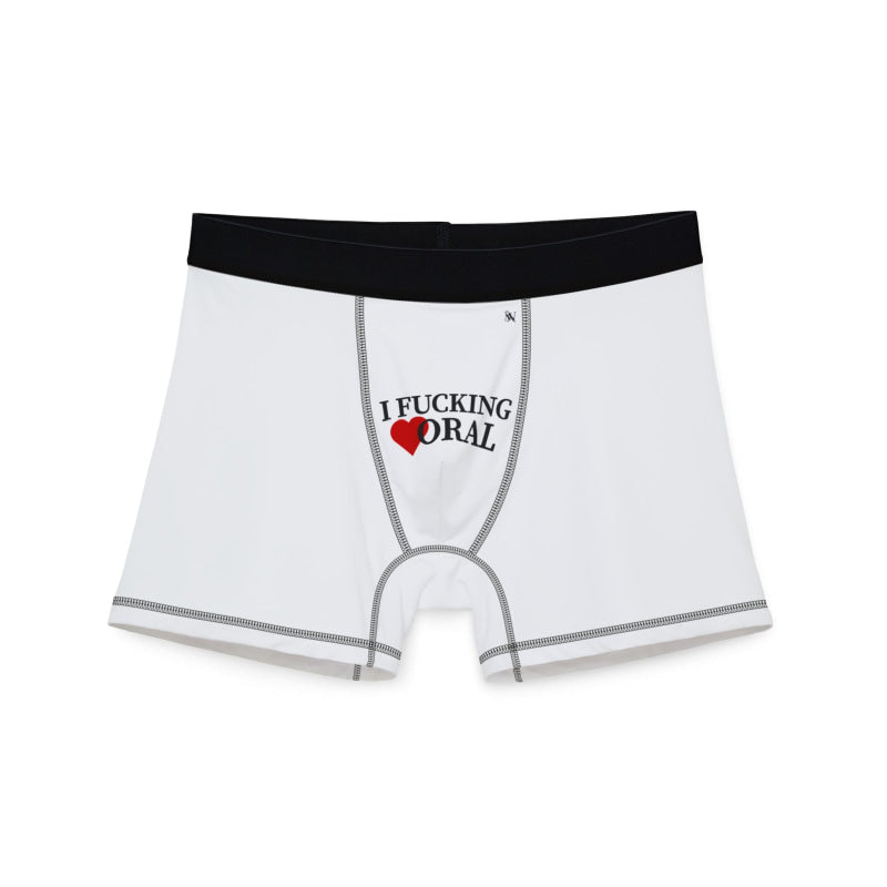I Fucking Love Oral | Mix & Match Men’s Fun-Flirty Lovers’ Boxer Briefs