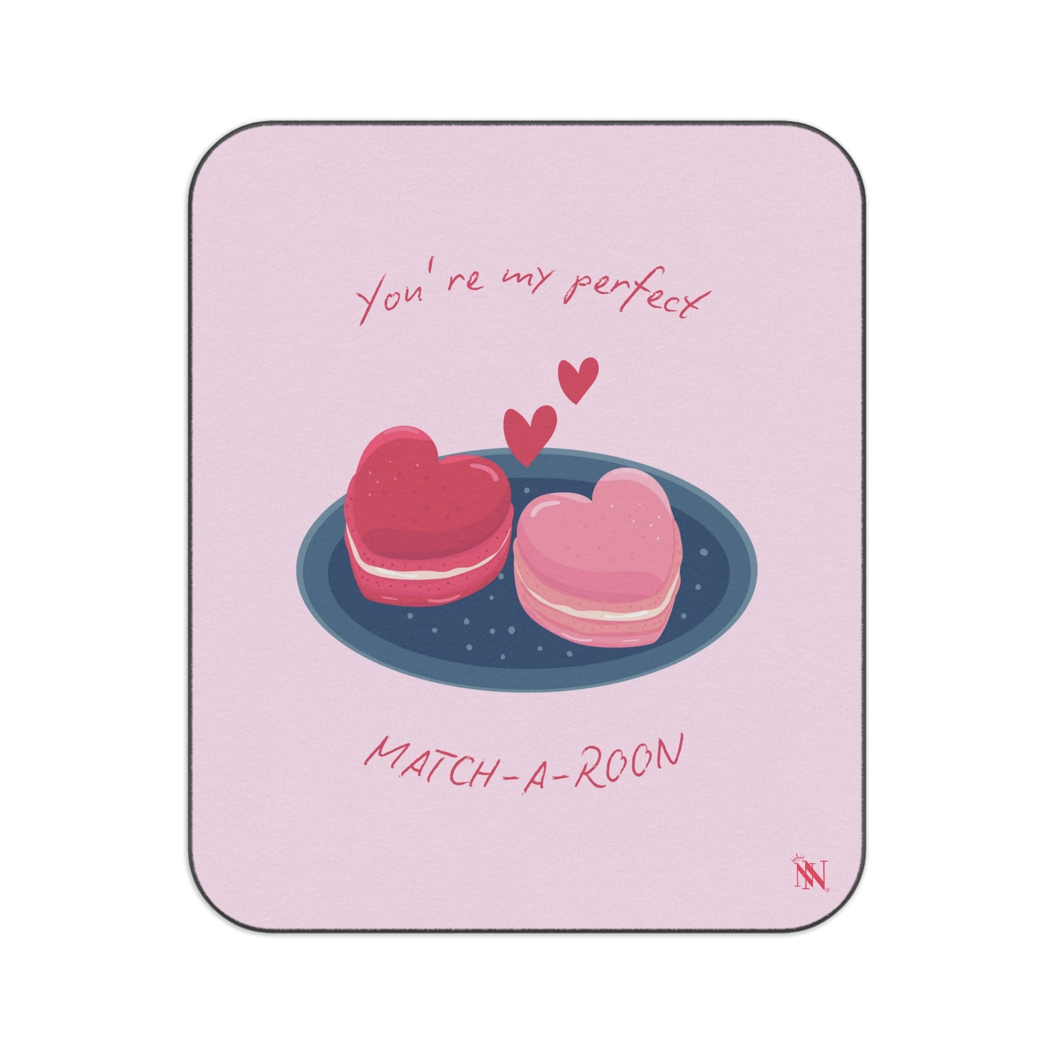 You’re My Perfect Match-A-Roon | Mix Match Fun-Flirty Lovers’ Water-Resistant Blankets