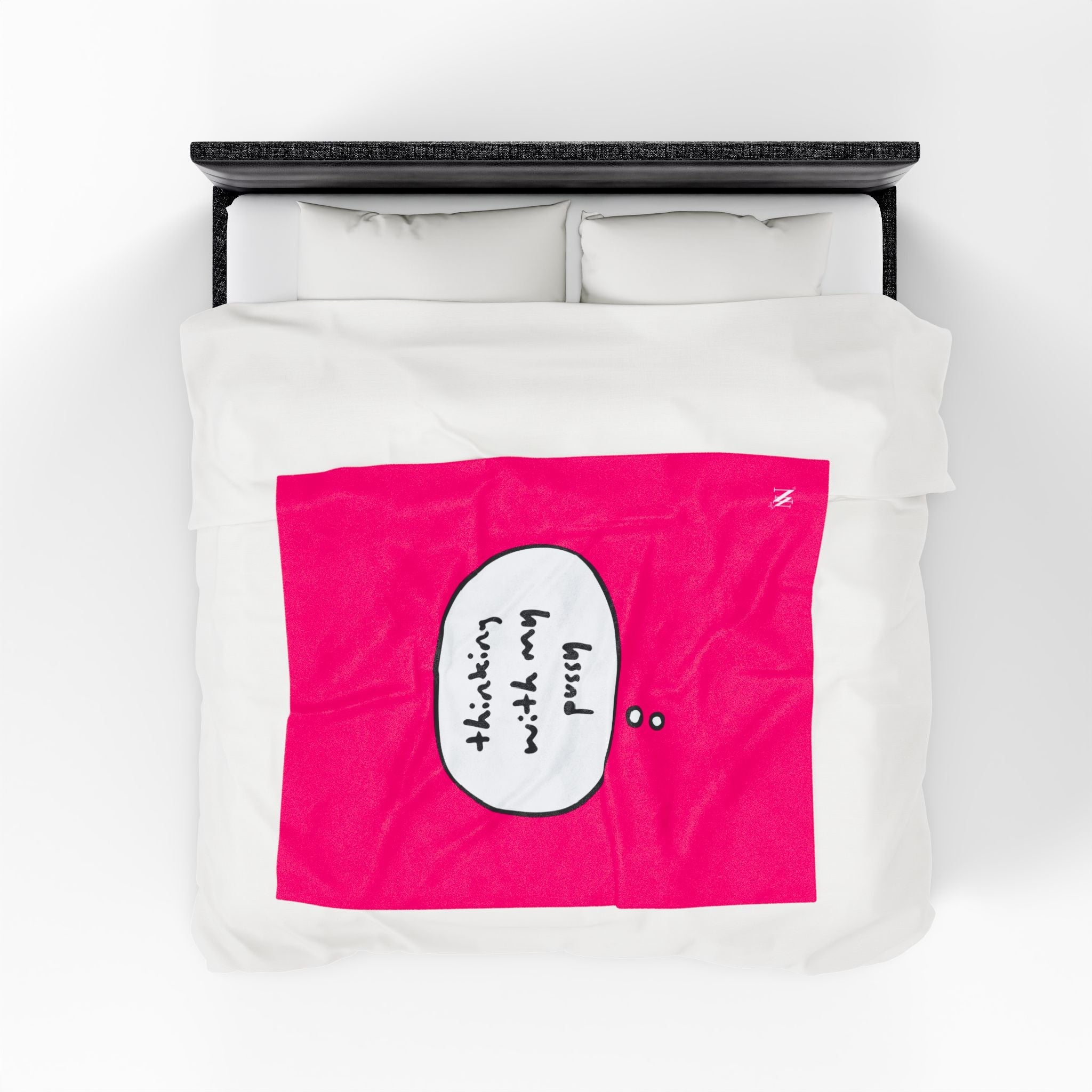 Pink Thinking With My Pussy | Mix & Match Fun-Flirty Lovers’ Blankets