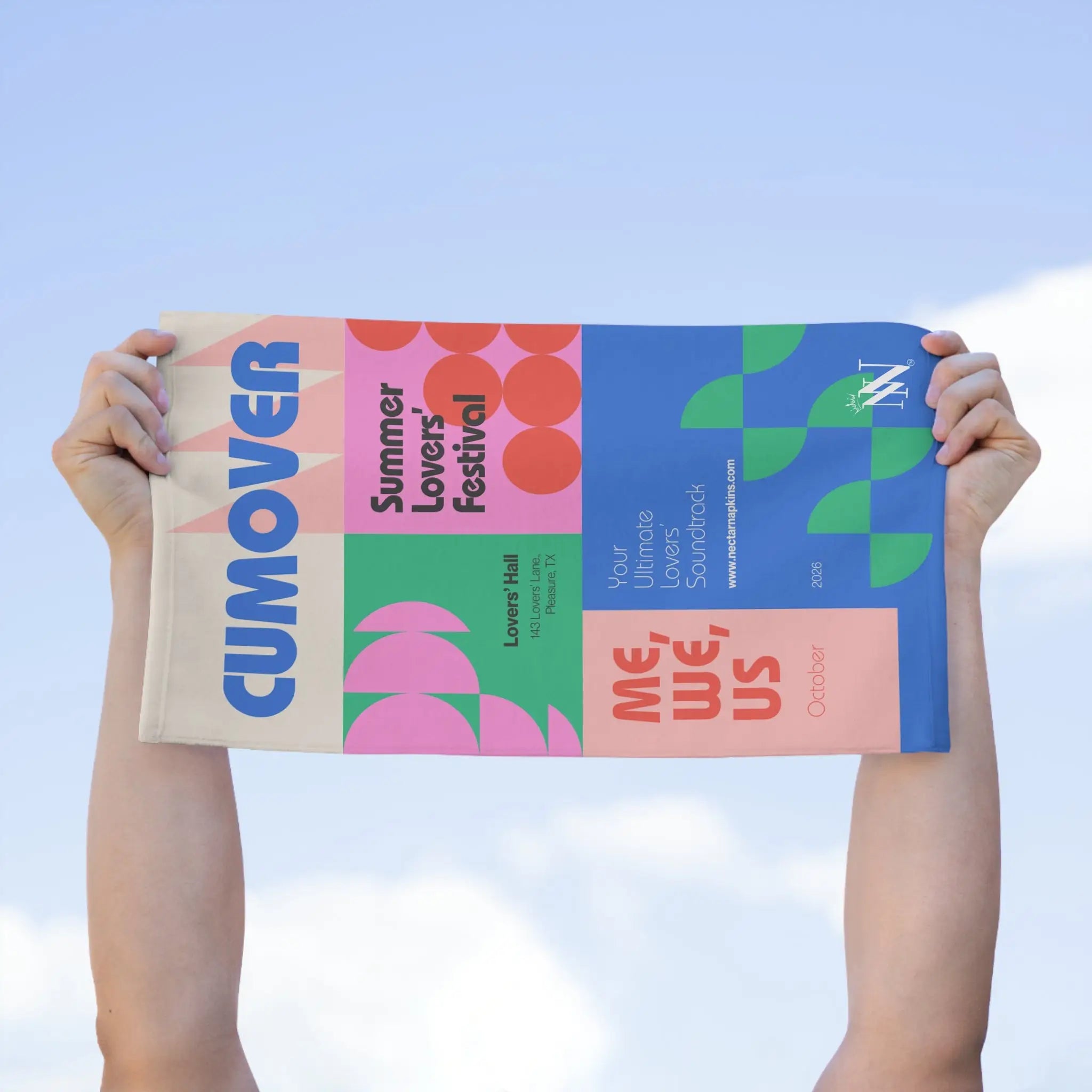 Summer Lovers’ Fest | Mix & Match Soft Fun-Flirty Lovers’ Towels