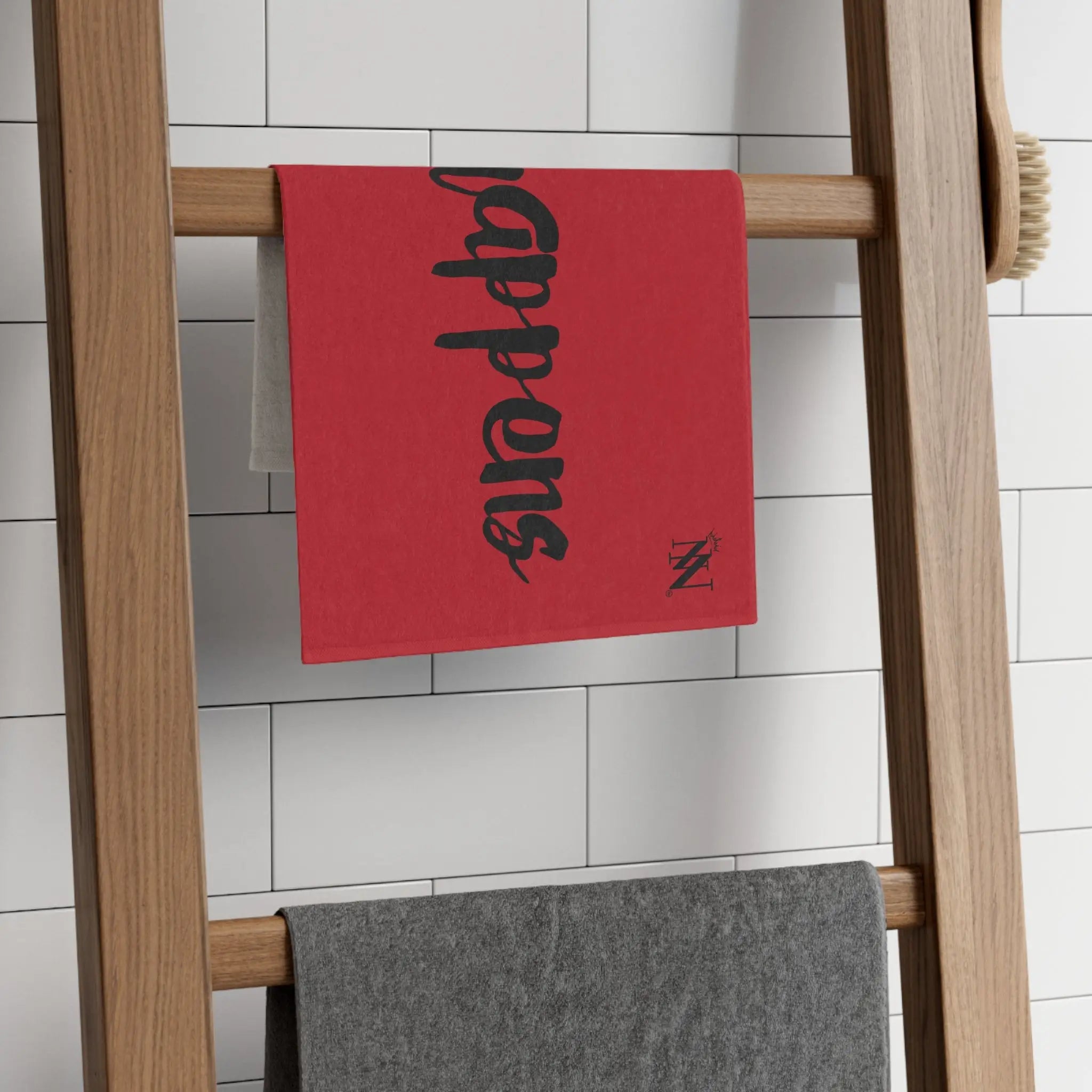 Shit Happens Red | Mix & Match Soft Fun-Flirty Lovers’ Towels