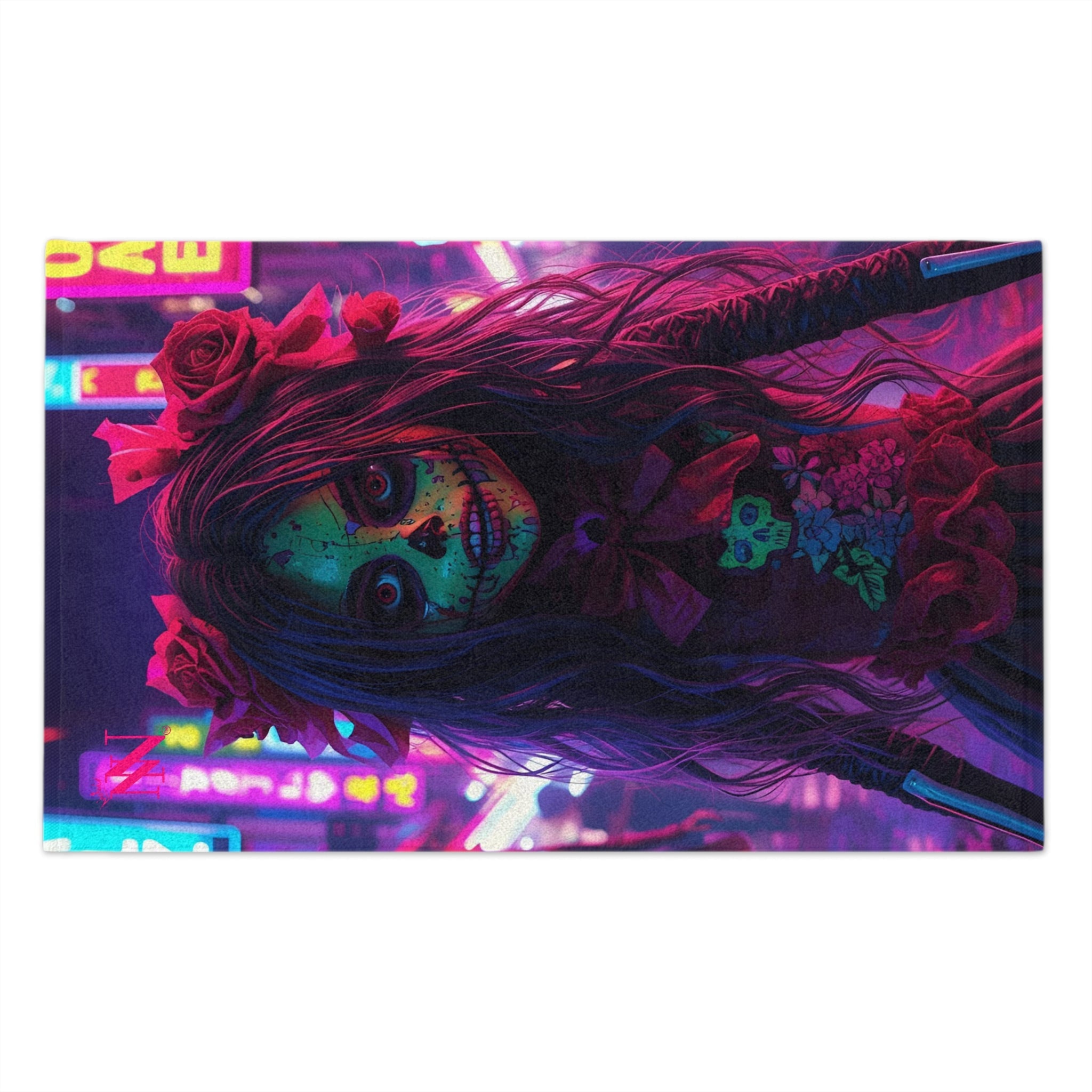 El Día de los Muertos Doll Graphic | Mix & Match Soft Fun-Flirty Lovers’ Towels