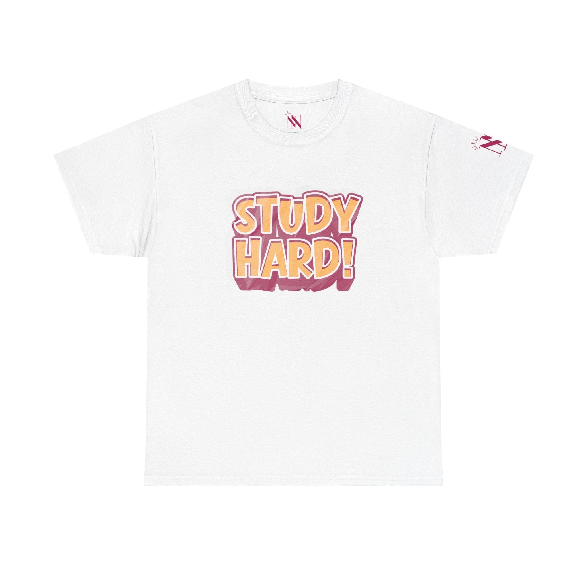 Study Hard! | Mix & Match Cotton Unisex Fun-Flirty Lovers’ T-Shirts