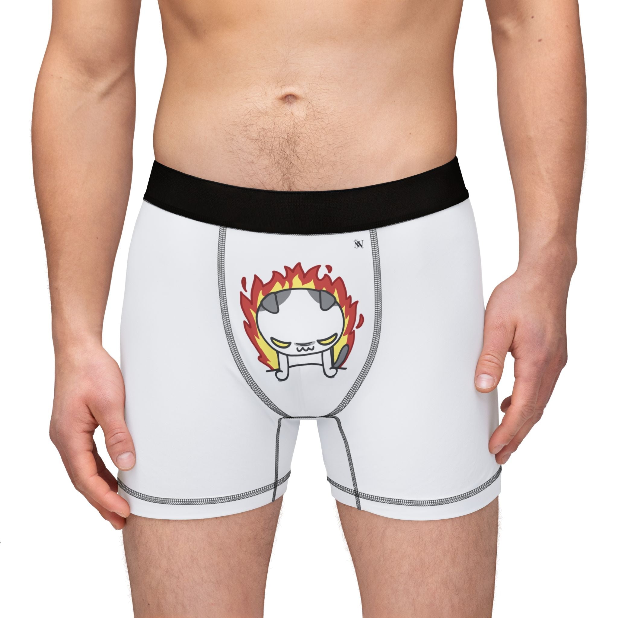This Kitty Is On Fire | Mix & Match Fun-Flirty Lovers’ Boxer Briefs