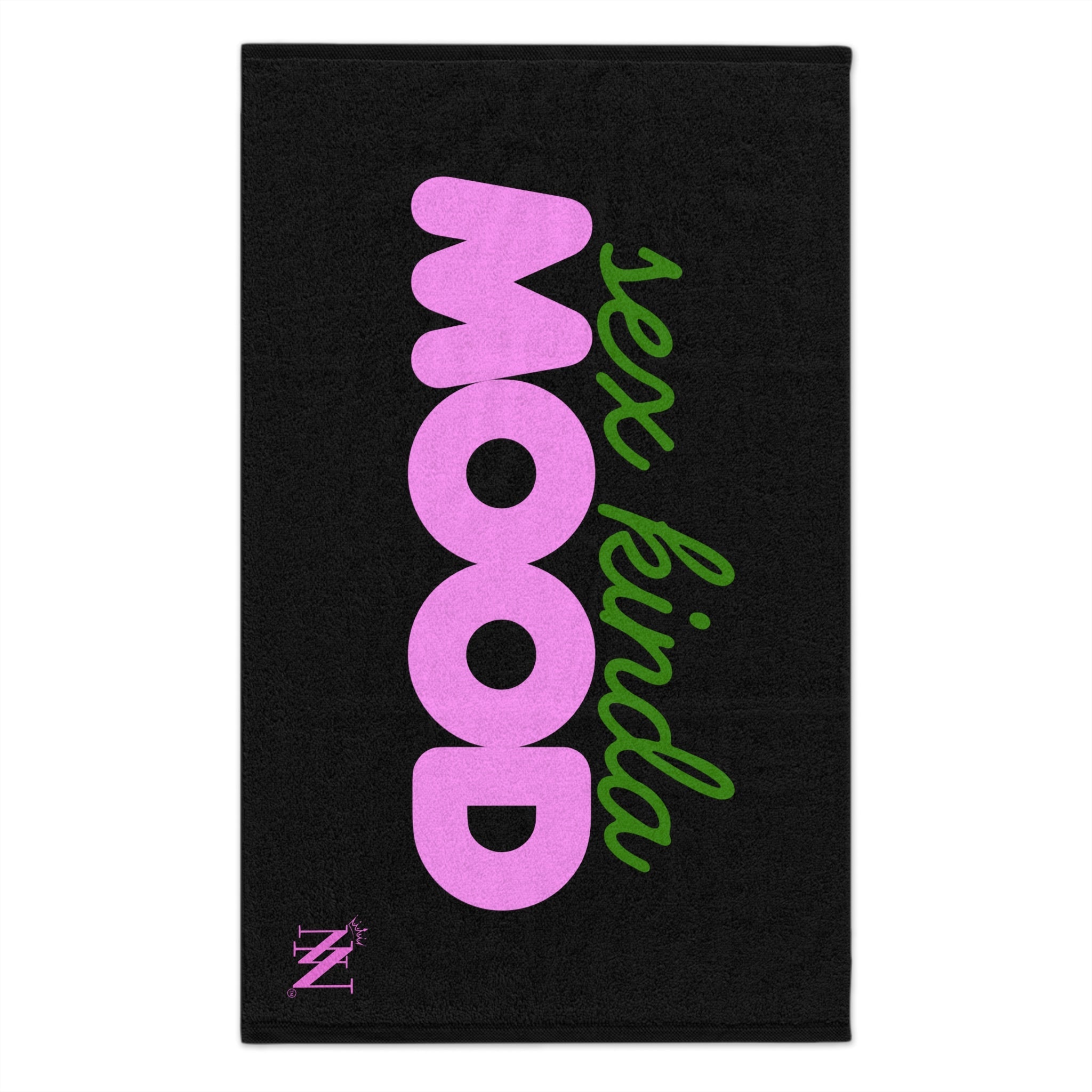 Sex Kinda Mood Black | Mix & Match Soft Fun-Flirty Lovers’ Towels