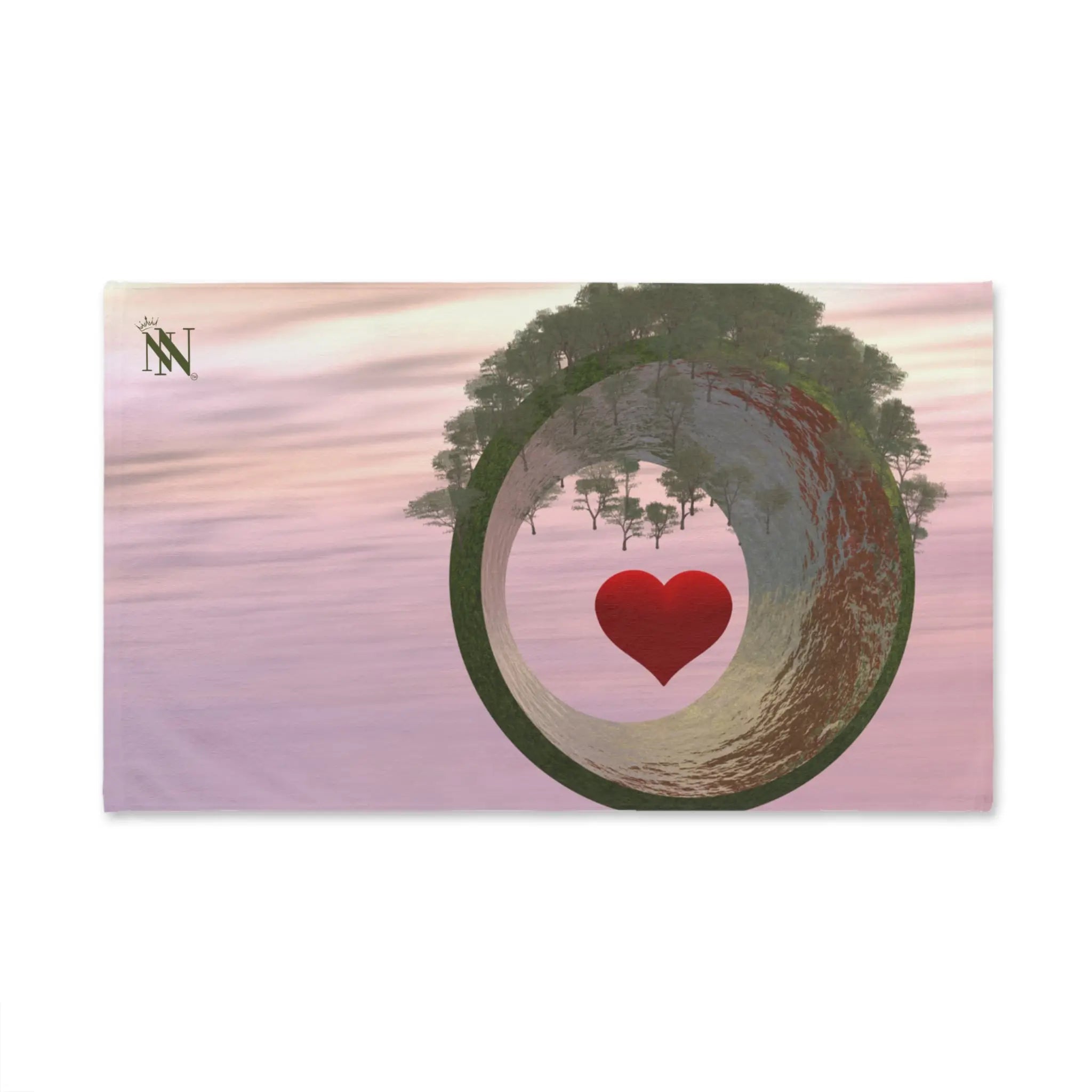 Earth Circle Love Cum Towel