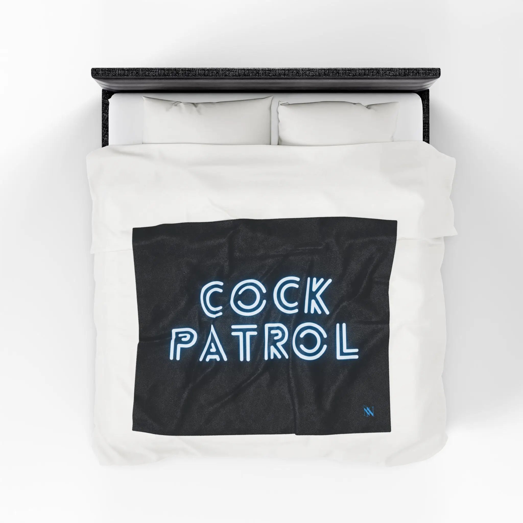 Cock Patrol | Mix & Match Velveteen Fun-Flirty Lovers’ Blankets