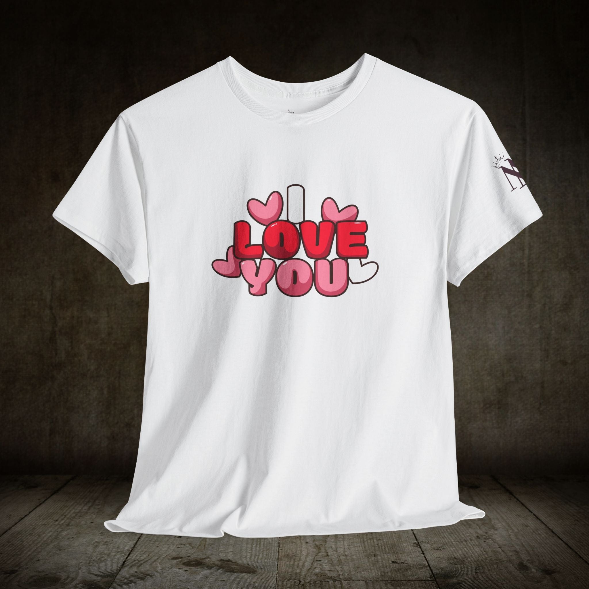 I Love You Hearts | Mix & Match 100% Cotton Unisex Fun-Flirty Lovers’ Tees