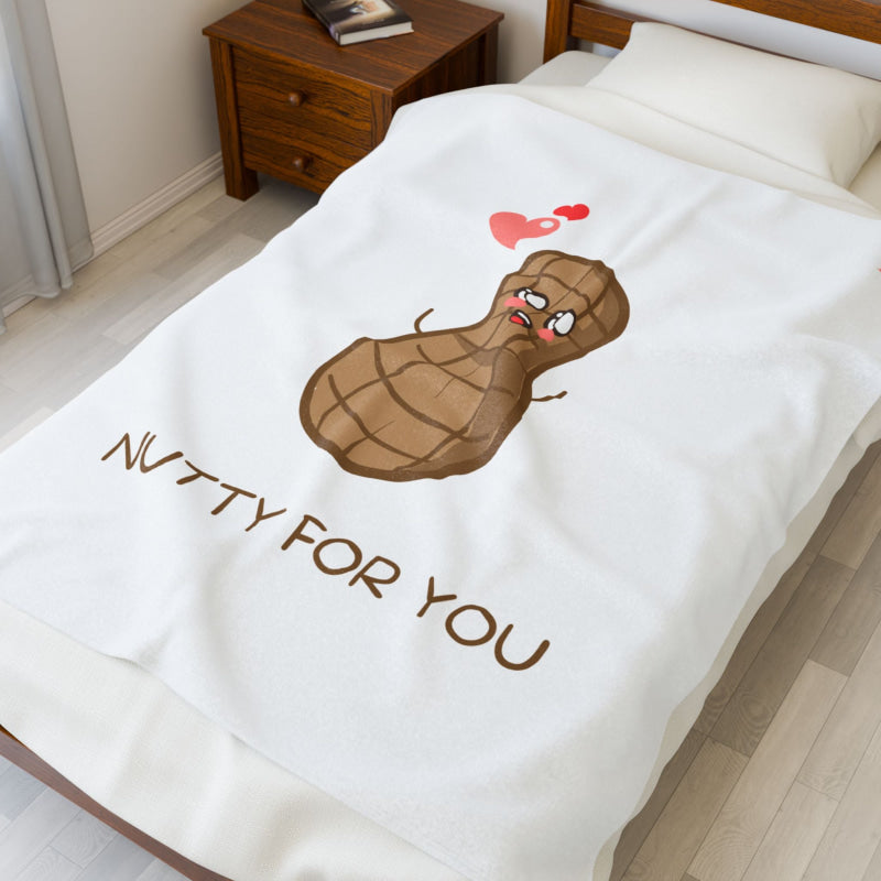 Nutty For You | Mix & Match Soft Fun-Flirty Lovers’ Blankets