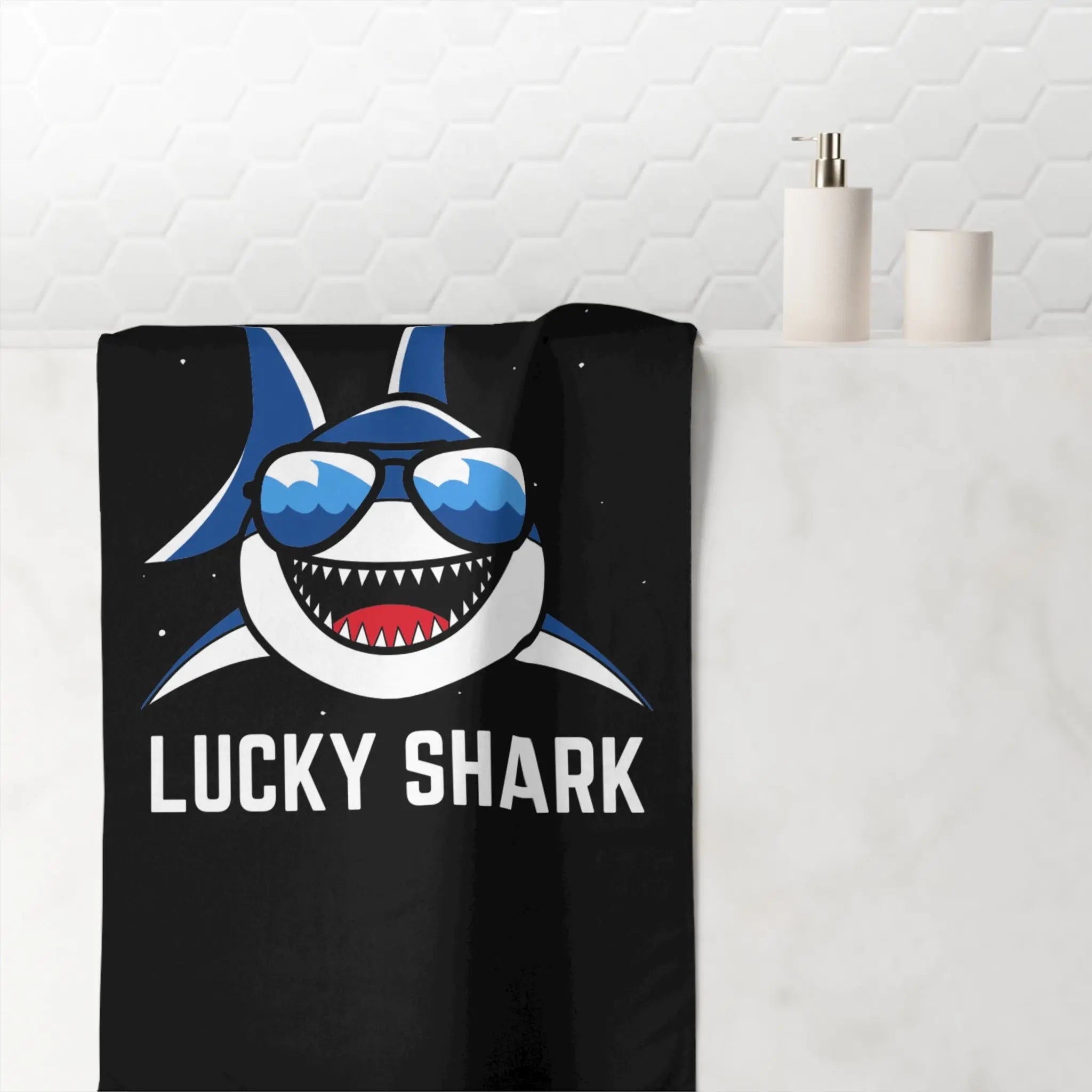 Lucky Shark | Mix & Match XL Fun-Flirty Lovers’ Towels