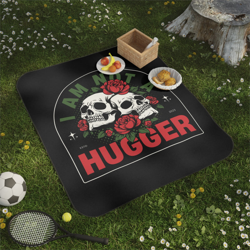 I Am Not a Hugger | Mix Match Fun-Flirty Lovers’ Water-Resistant Blankets