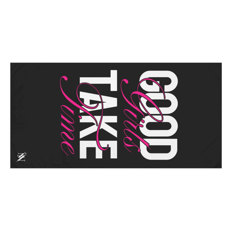 Good Girls Take Time | Mix & Match XL Fun-Flirty Lovers’ Towels