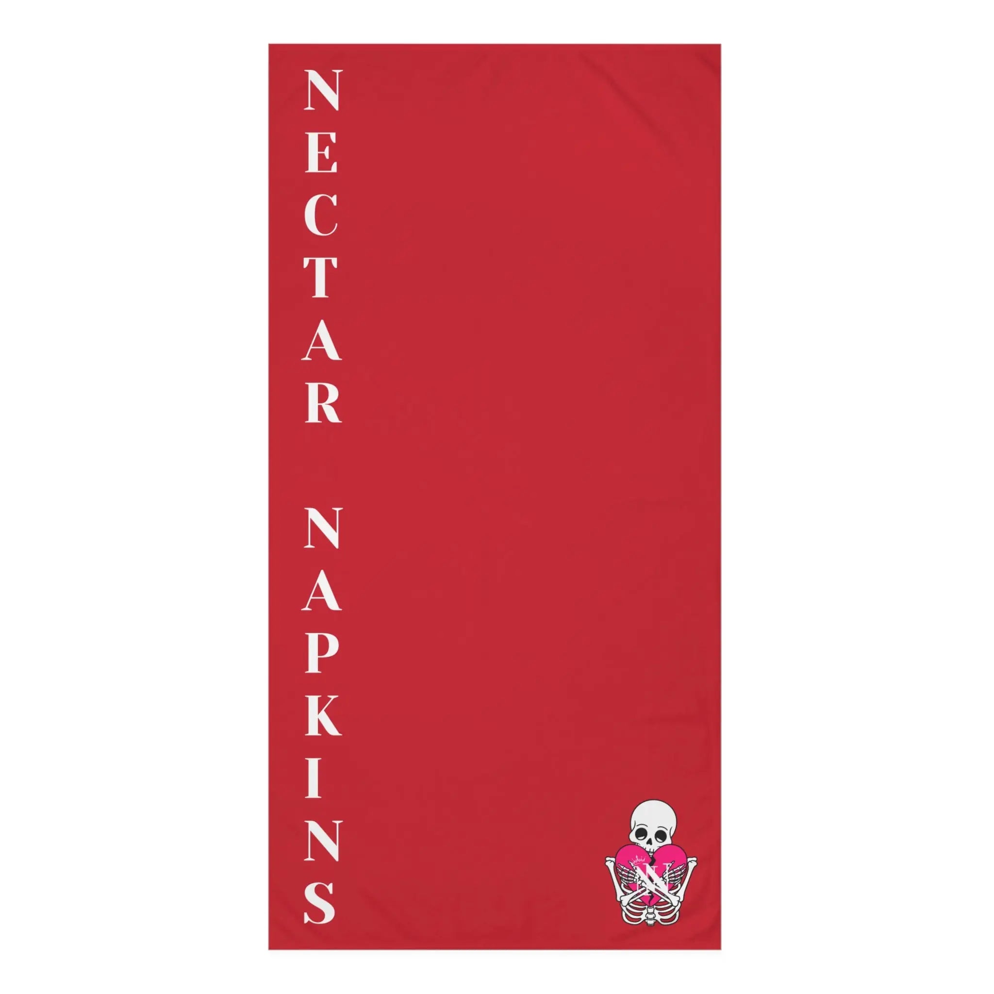 Nectar Napkins Brand Red | Nectar Napkins XL Fun-Flirty Lovers’ Towels