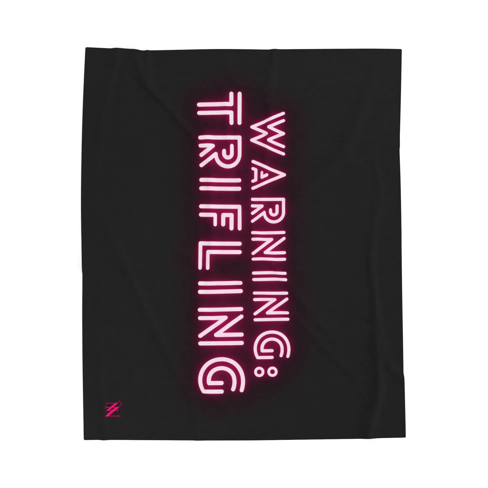 Warning: Trifling | Mix & Match Velveteen Fun-Flirty Lovers’ Blankets