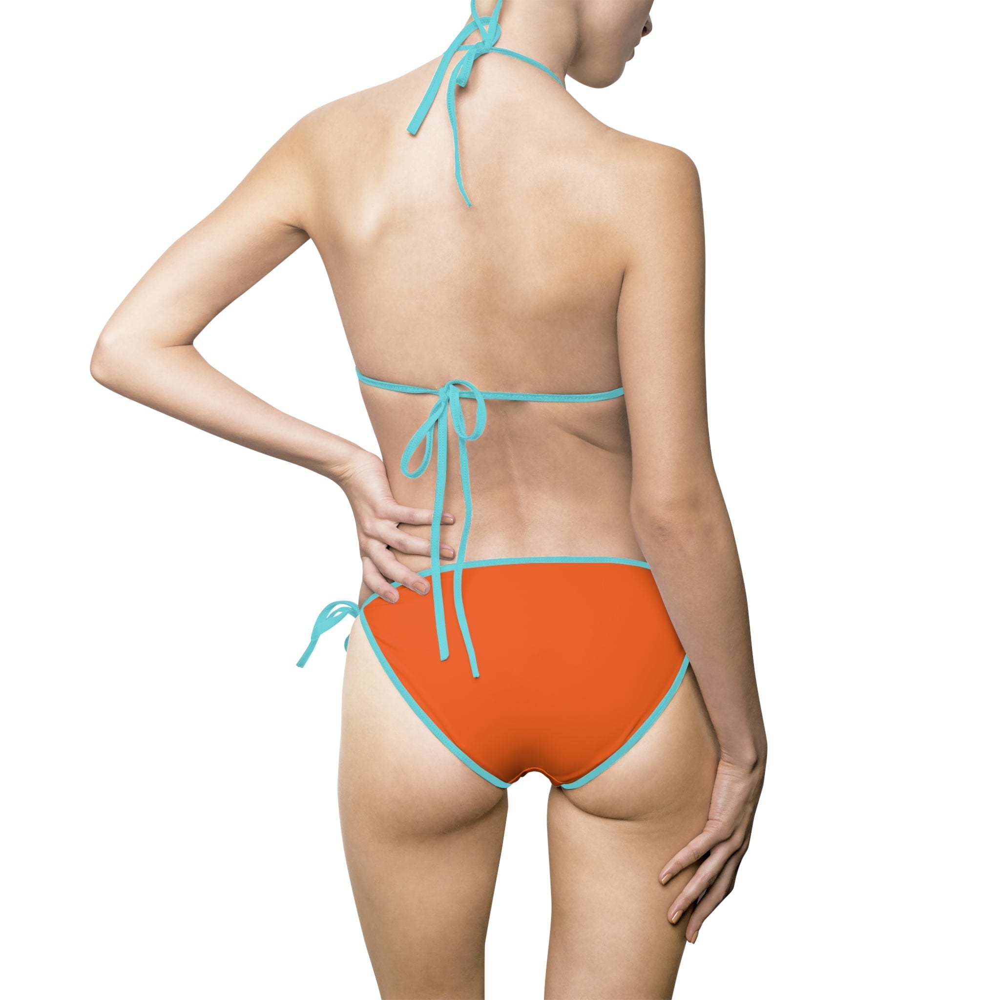 Orange Strappy | Mix & Match Fun-Flirty Lovers’ String Bikinis