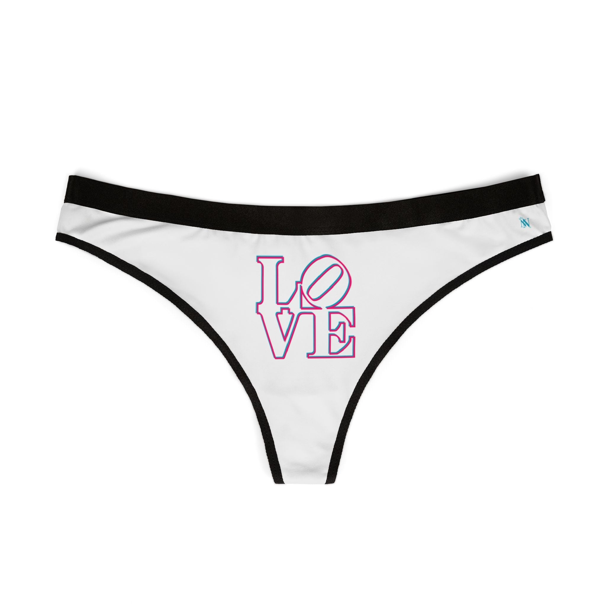 Two-Demensional Love | Mix & Match Women’s Fun-Flirty Lovers’ Thongs
