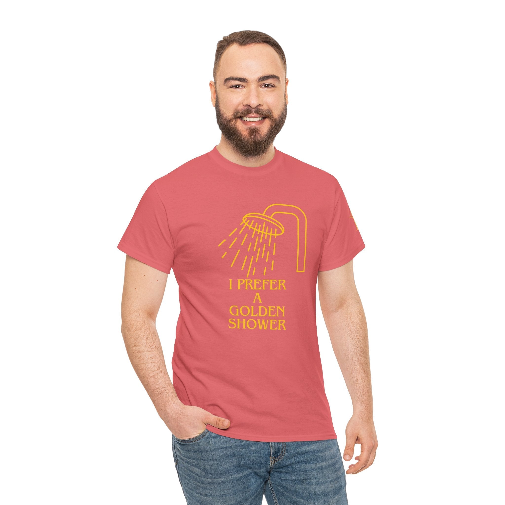 I Prefer A Golden Shower | Mix & Match 100% Cotton Unisex Fun-Flirty Lovers’ Tees