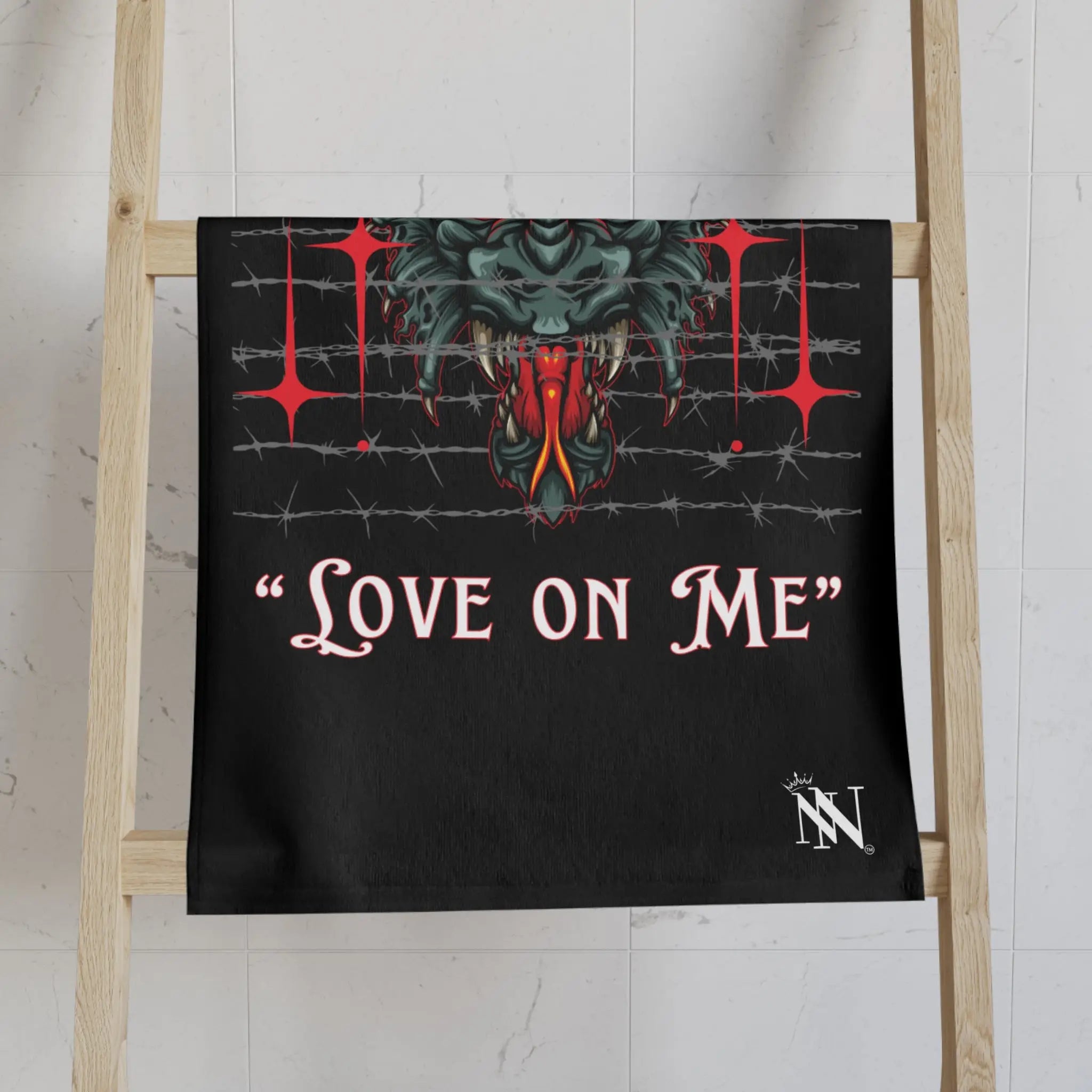 The Love Dragon Cum Towel