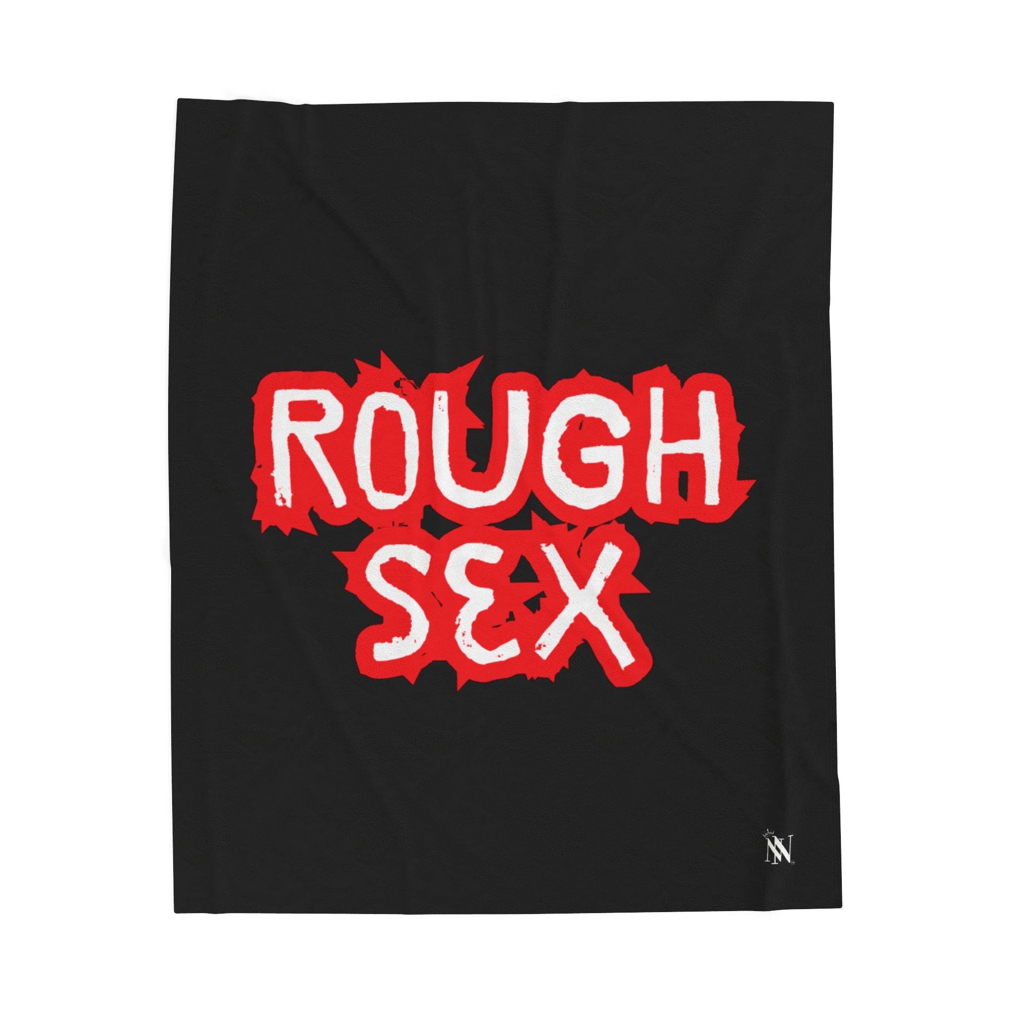 Rough Sex Black | Mix & Match Velveteen Fun-Flirty Lovers’ Blankets