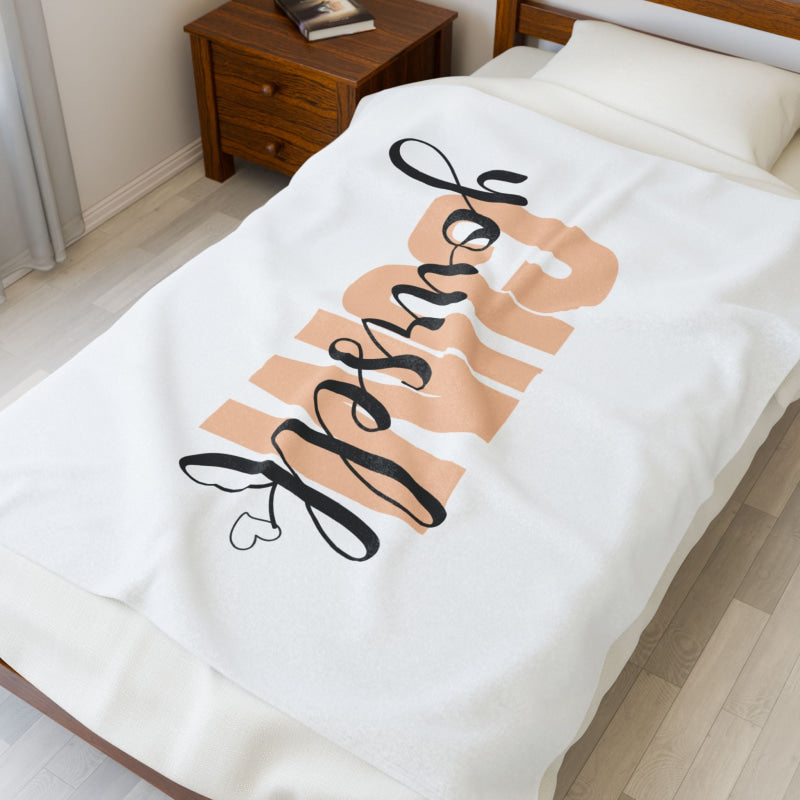 Cum Yourself Heart | Mix & Match Soft Fun-Flirty Lovers’ Blankets