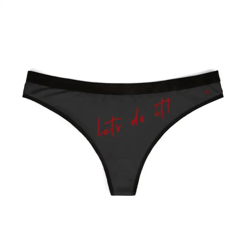 Let’s Do It! | Mix & Match Women’s Fun-Flirty Lovers’ Thongs