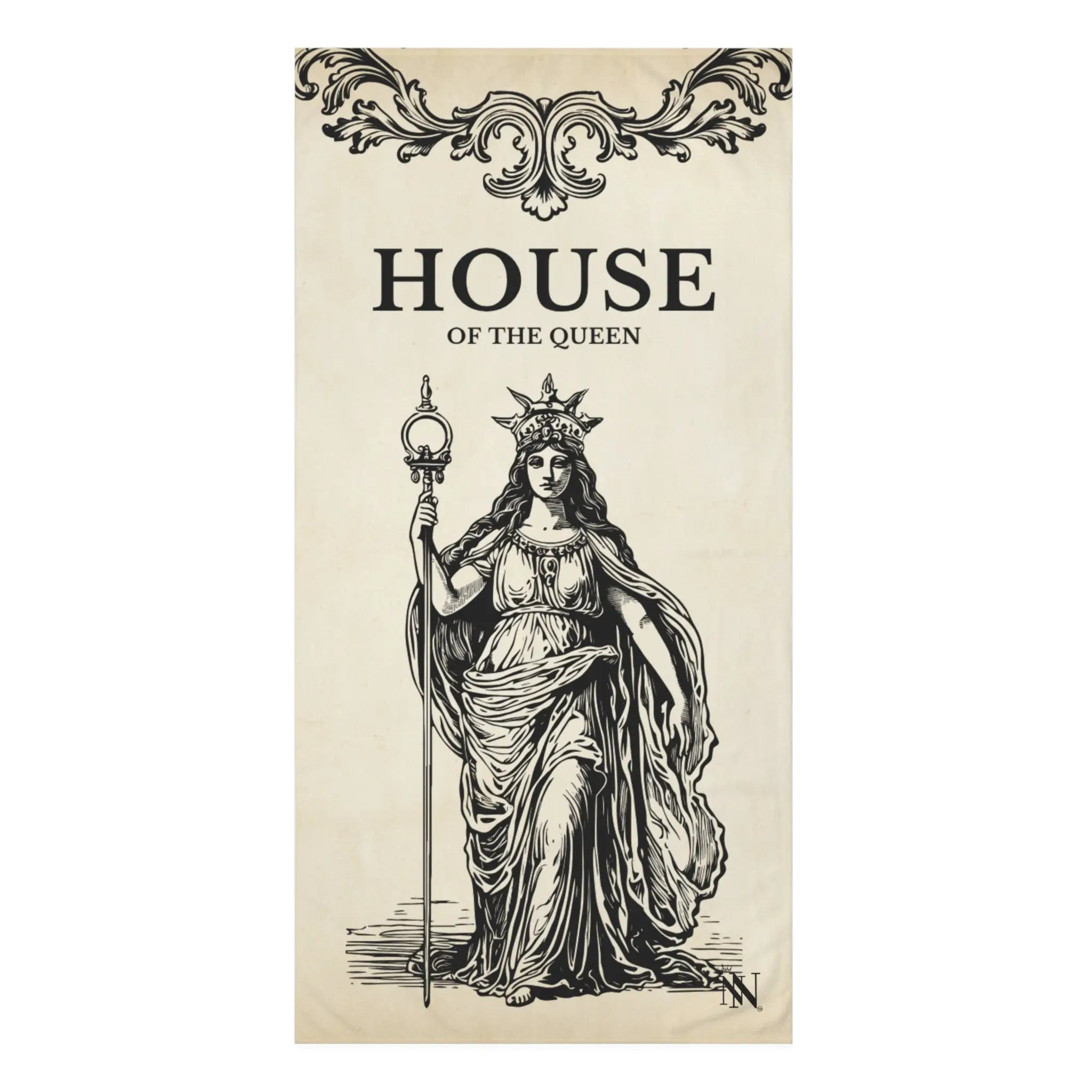 House of the Queen Vintage Beach Towel