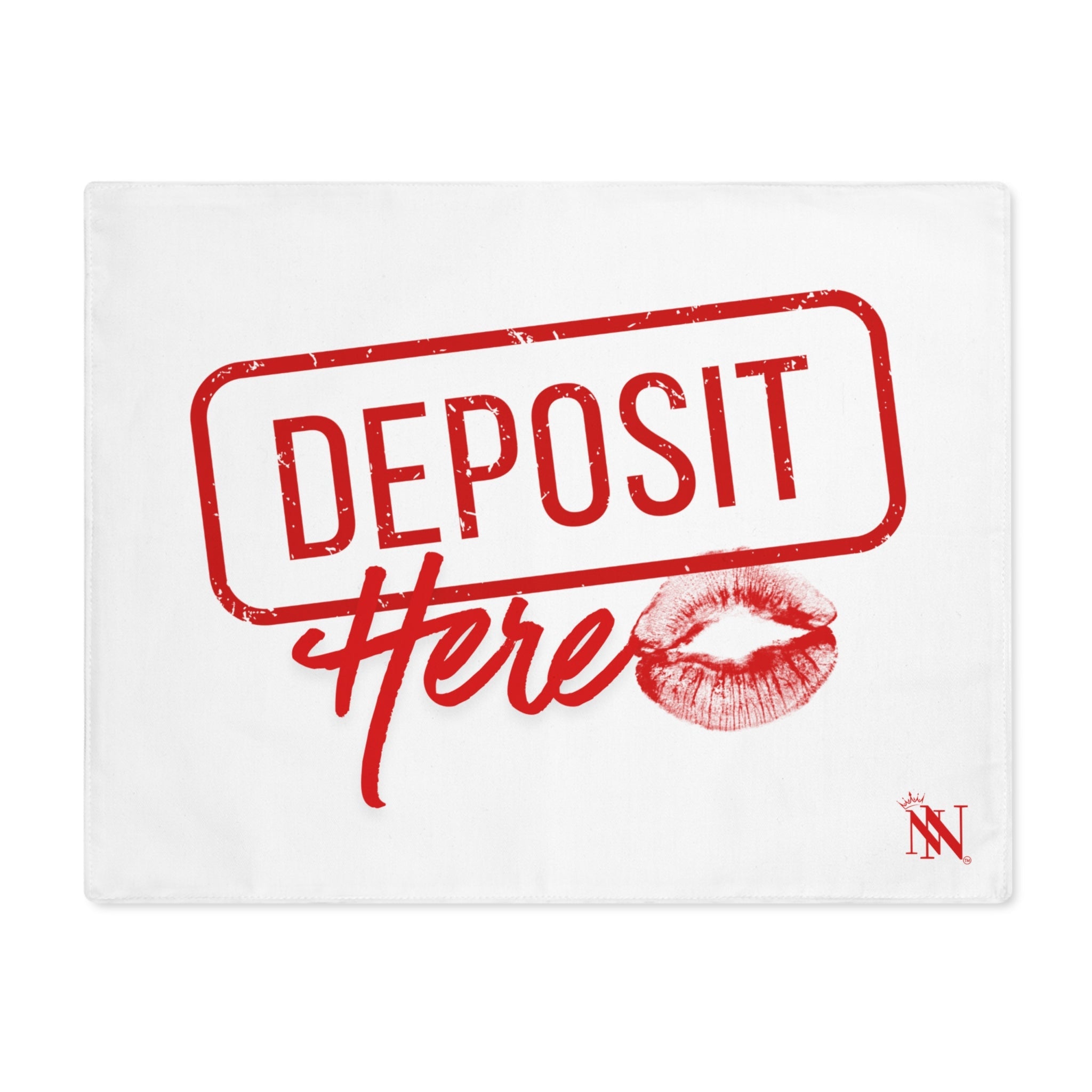 Deposit Here with a Kiss | Mix & Match Playful Fun-Flirty Lovers’ Toy Mats
