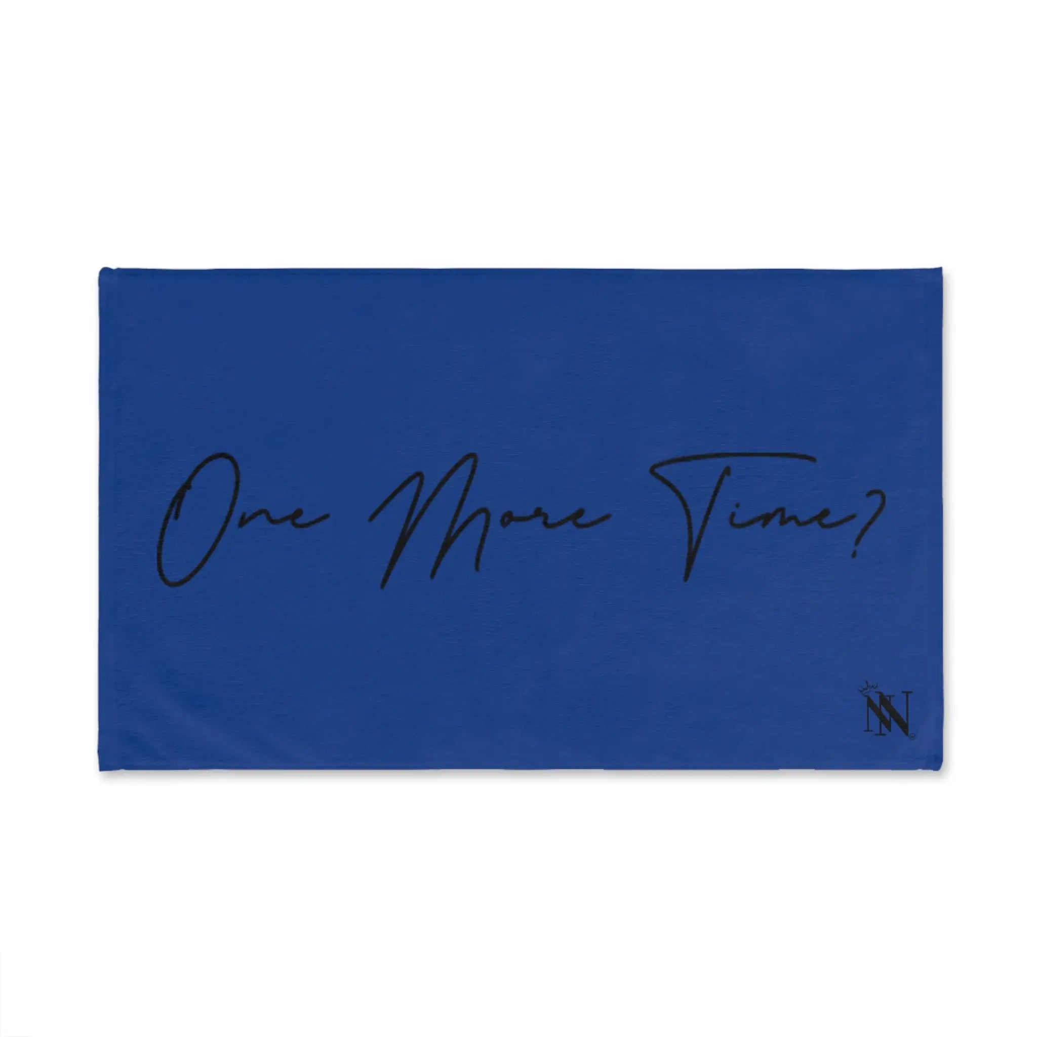 One More Time? Blue | Mix & Match Classic Fun-Flirty Lovers’ Towels
