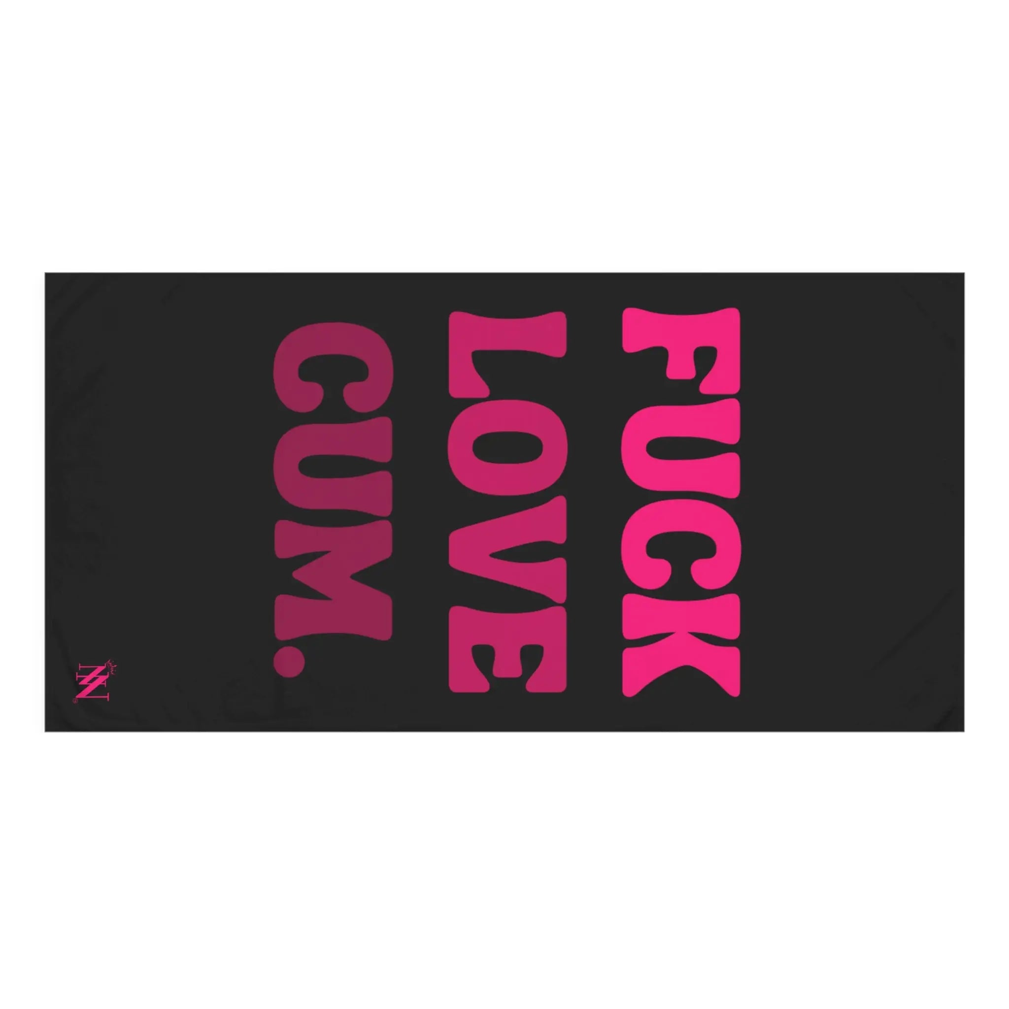 Fuck Love Cum. Nectar Napkins Large Sex Towel