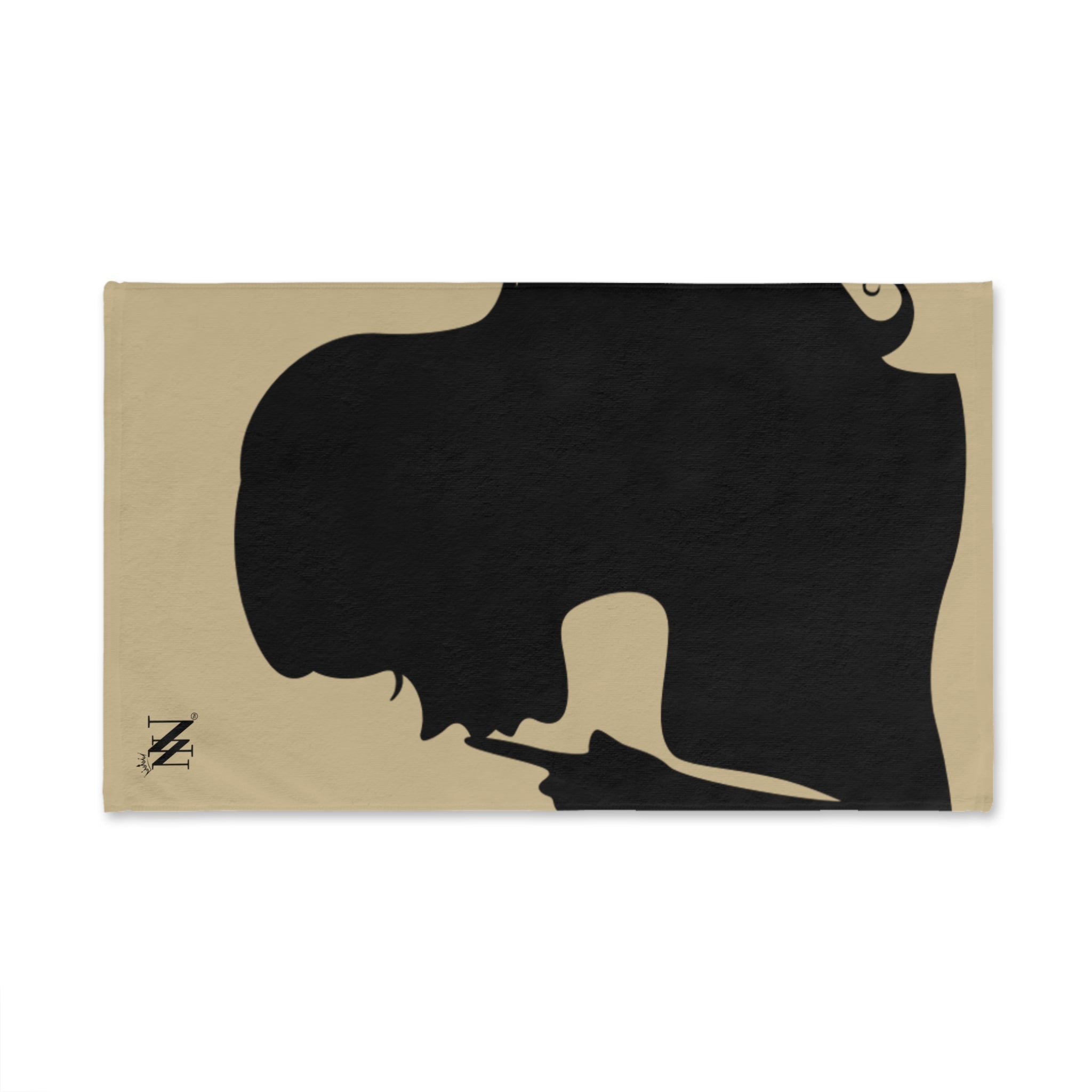 SHHH Girl Silhouette Gold | Mix & Match Classic Fun-Flirty Lovers’ Towels