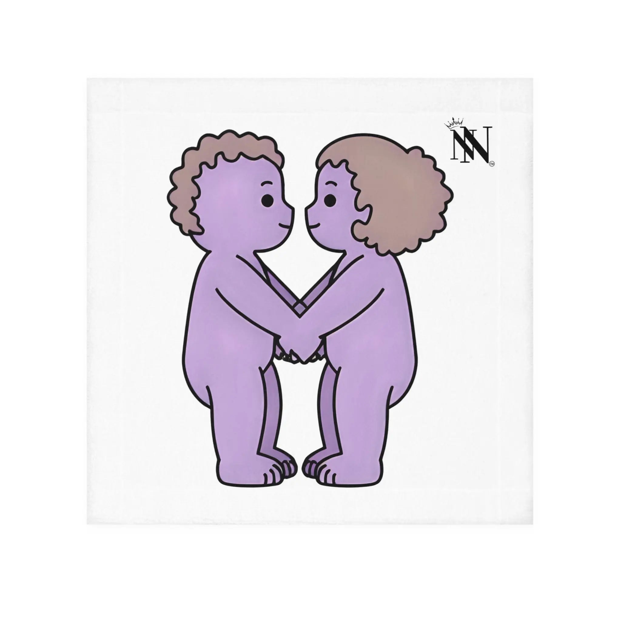 Naked Couple Emoji | Mix & Match Lils’ Fun-Flirty Lovers’ Towels